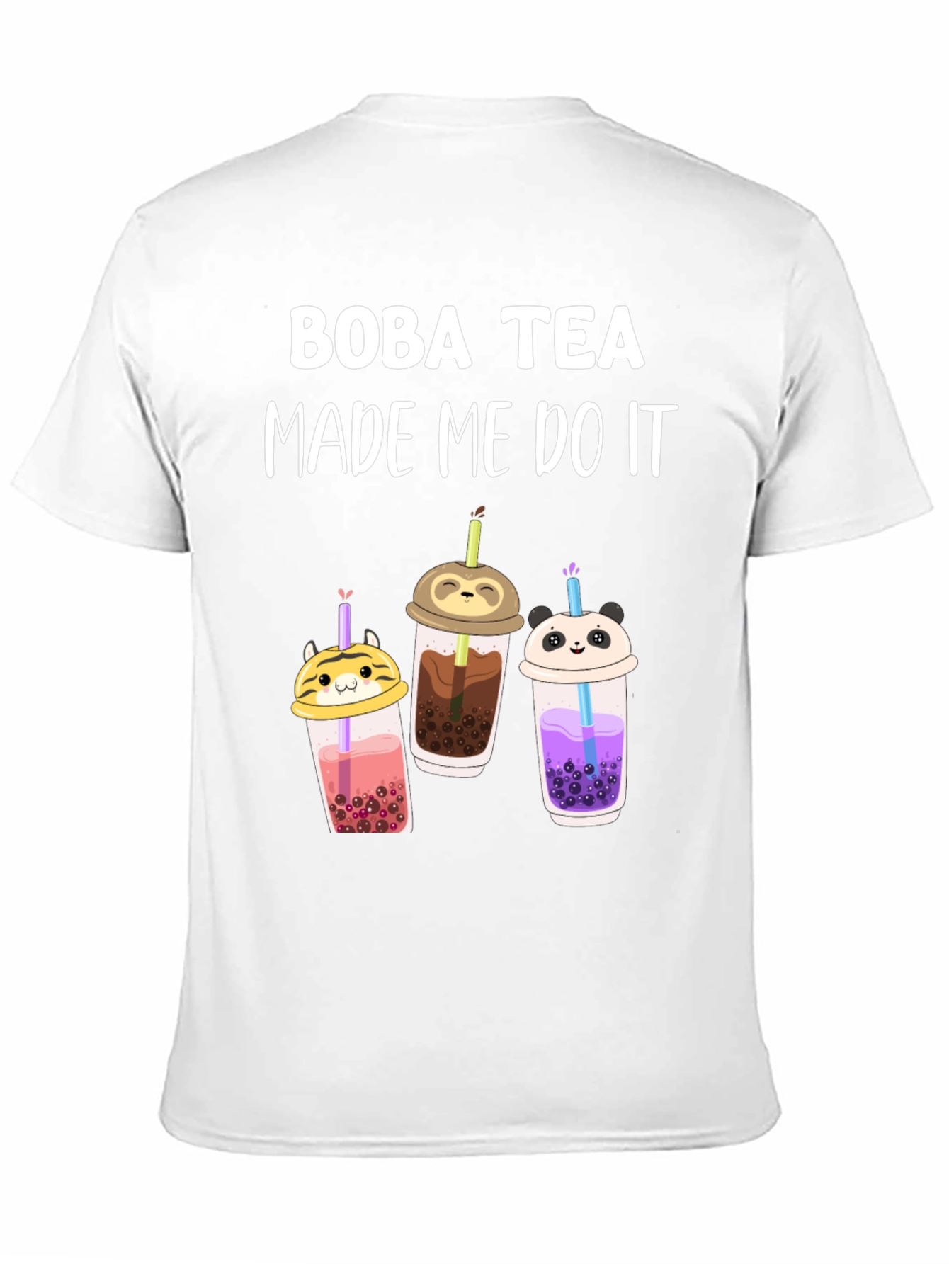 Boba Tea Made Me Do It T-Shirt