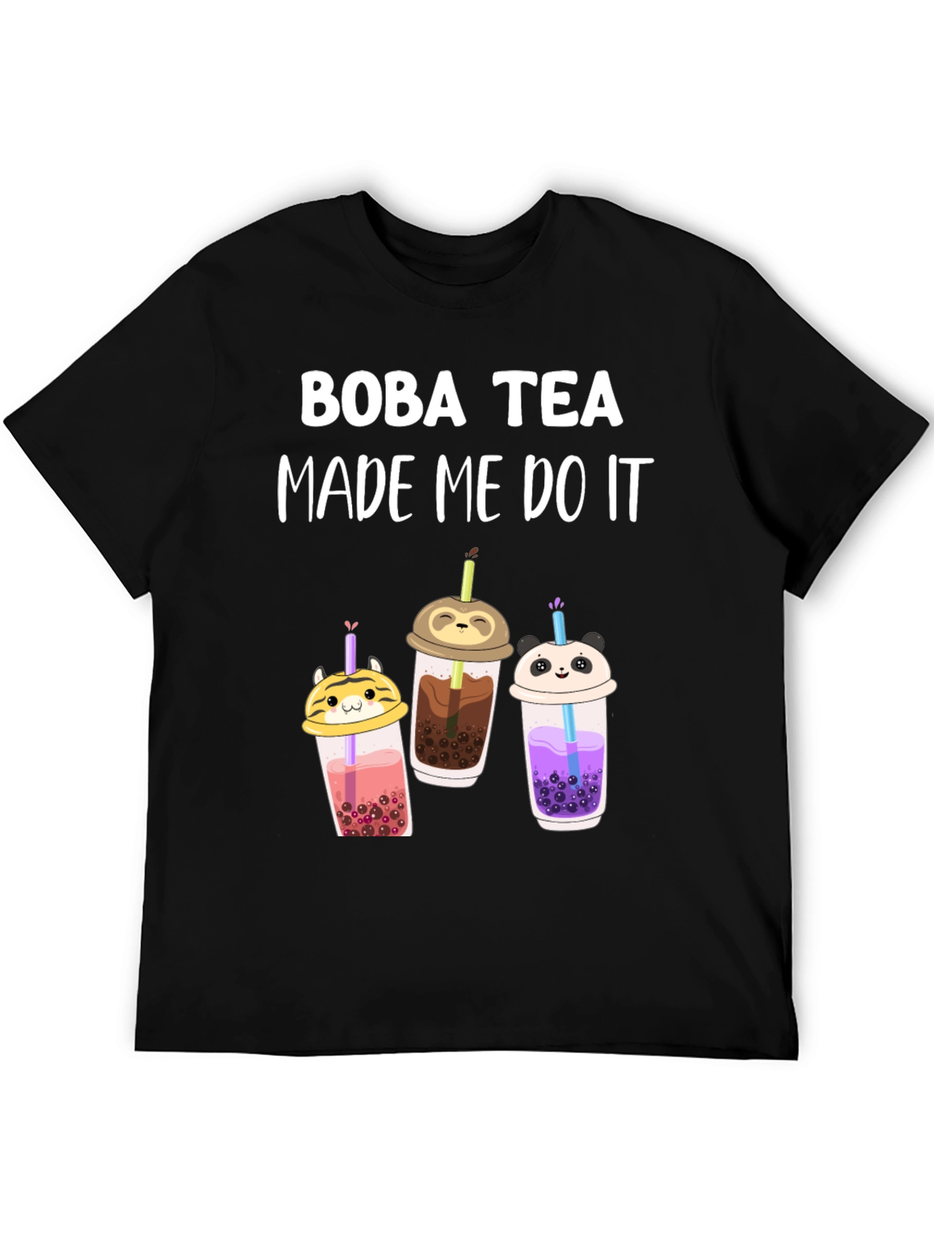 Boba Tea Made Me Do It T-Shirt