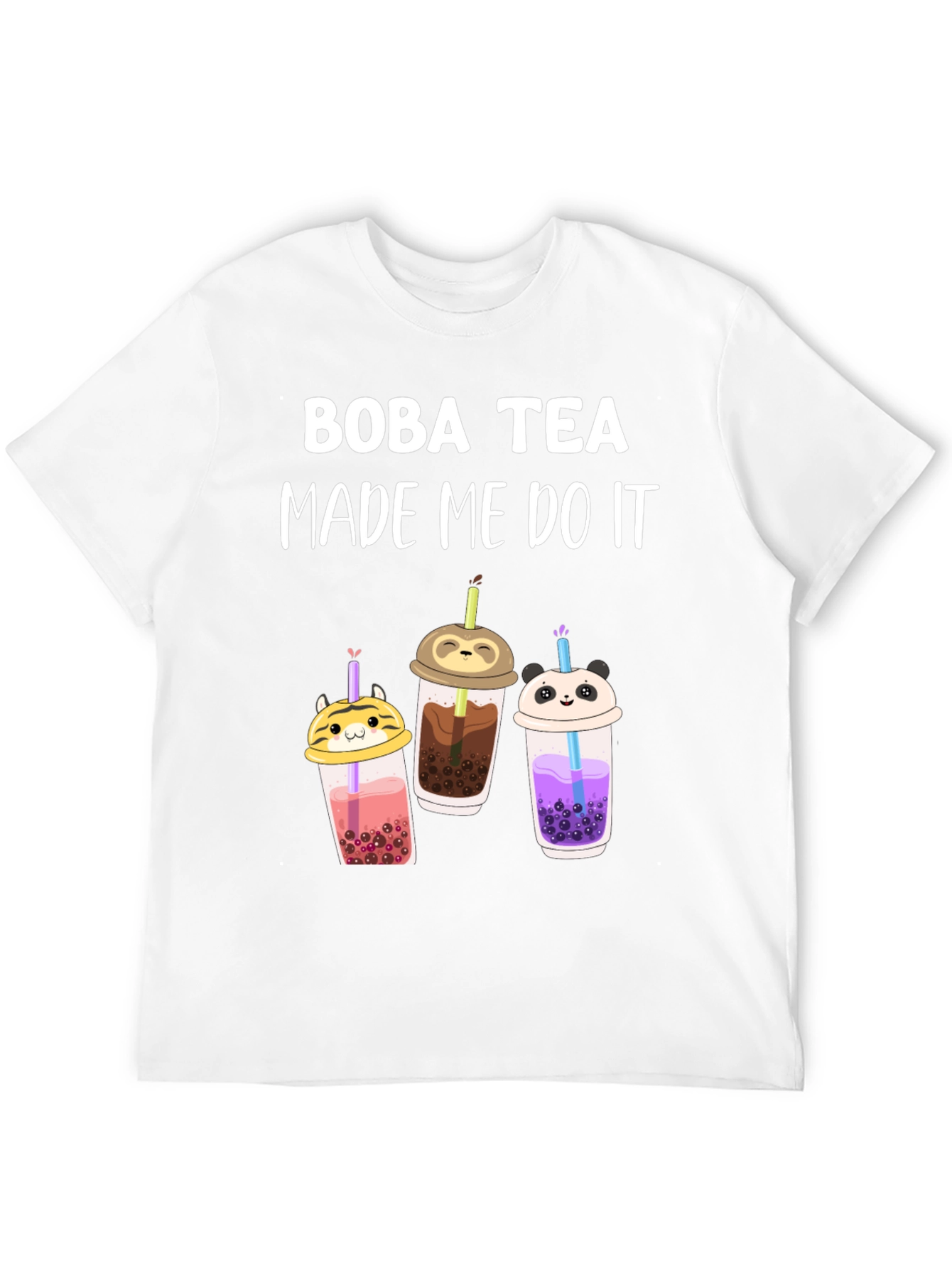 Boba Tea Made Me Do It T-Shirt