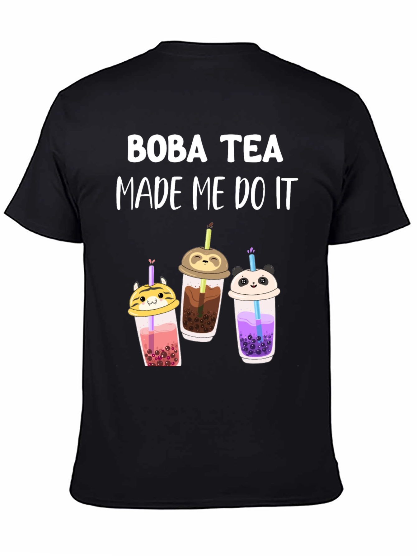 Boba Tea Made Me Do It T-Shirt