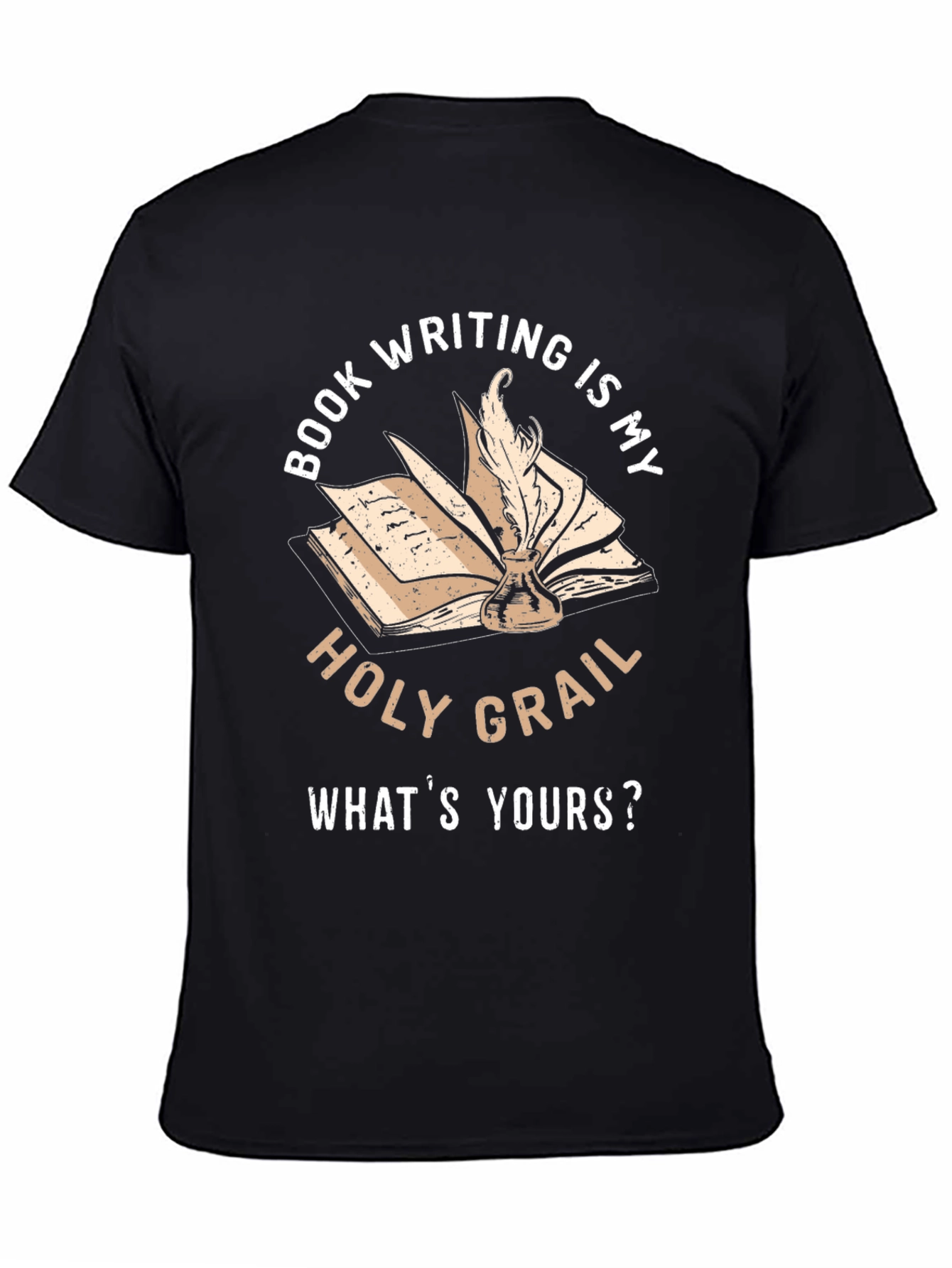 Book Writing Holy Grail T-Shirt