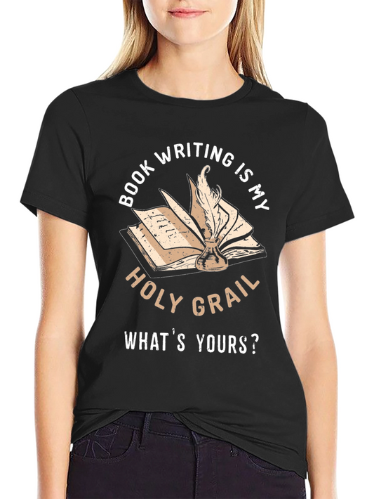 Book Writing Holy Grail T-Shirt