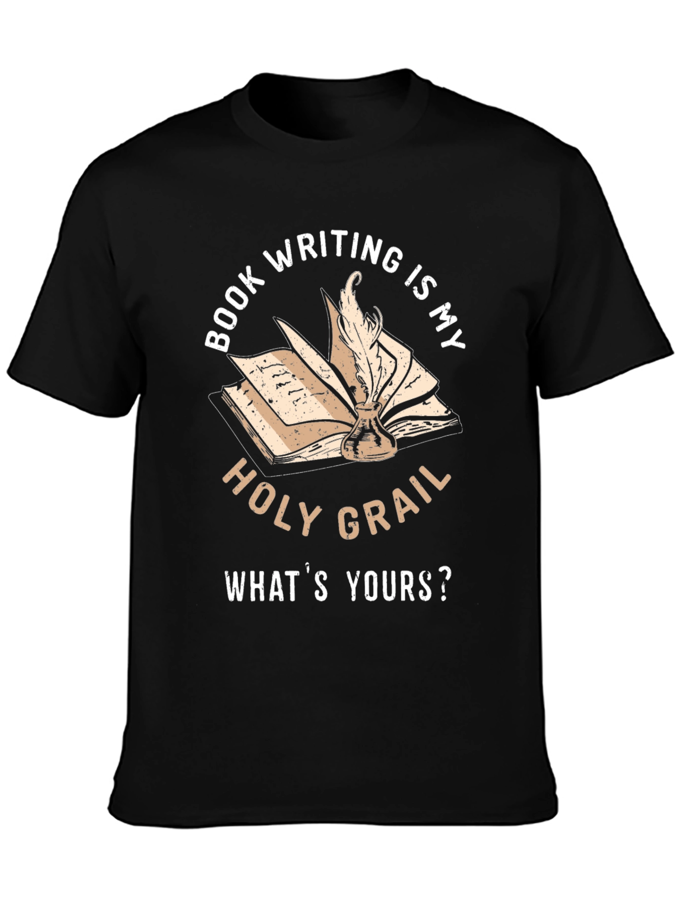 Book Writing Holy Grail T-Shirt