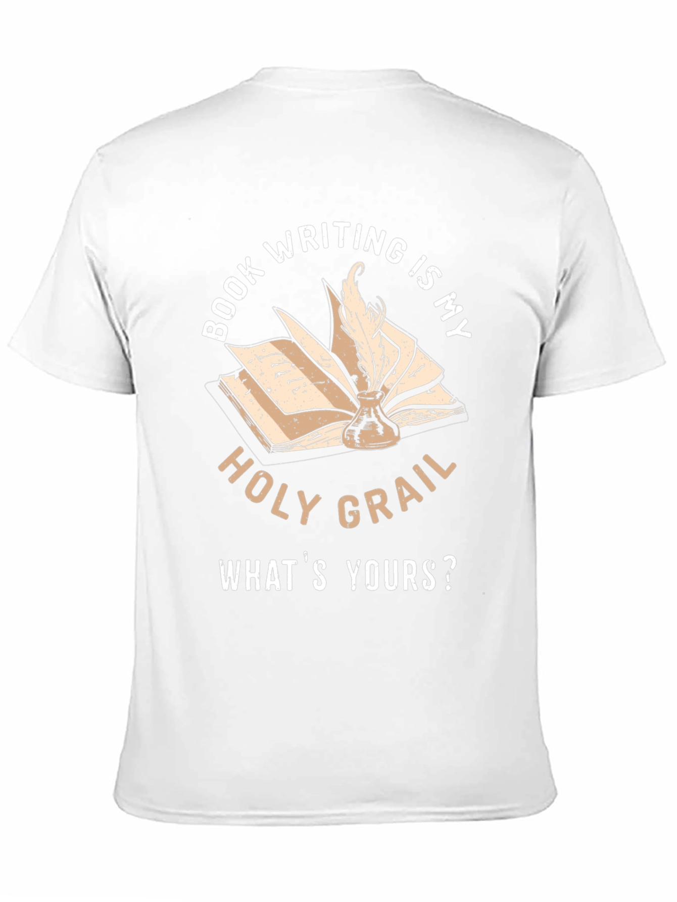 Book Writing Holy Grail T-Shirt