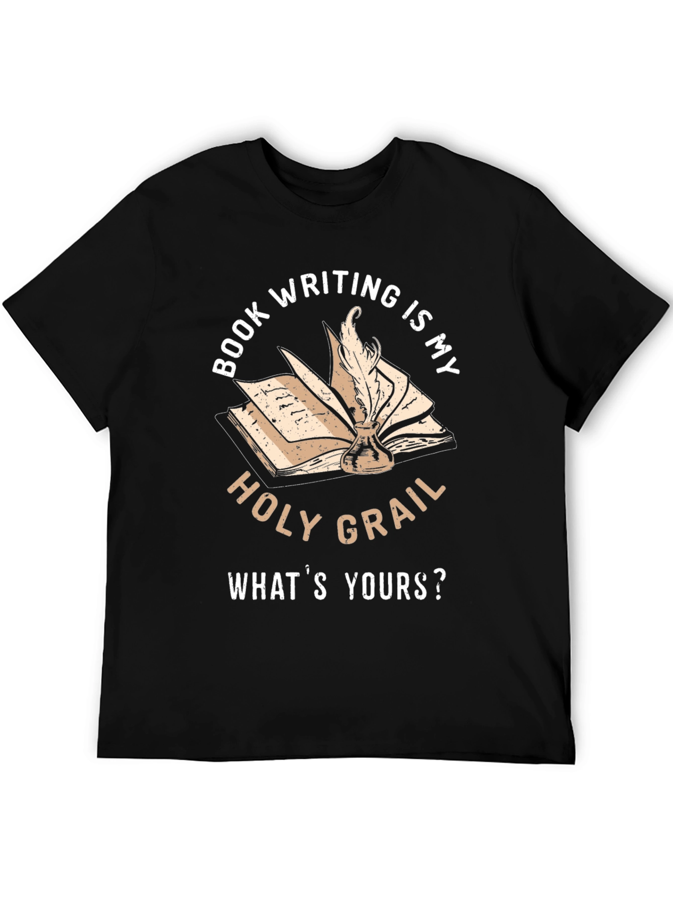 Book Writing Holy Grail T-Shirt