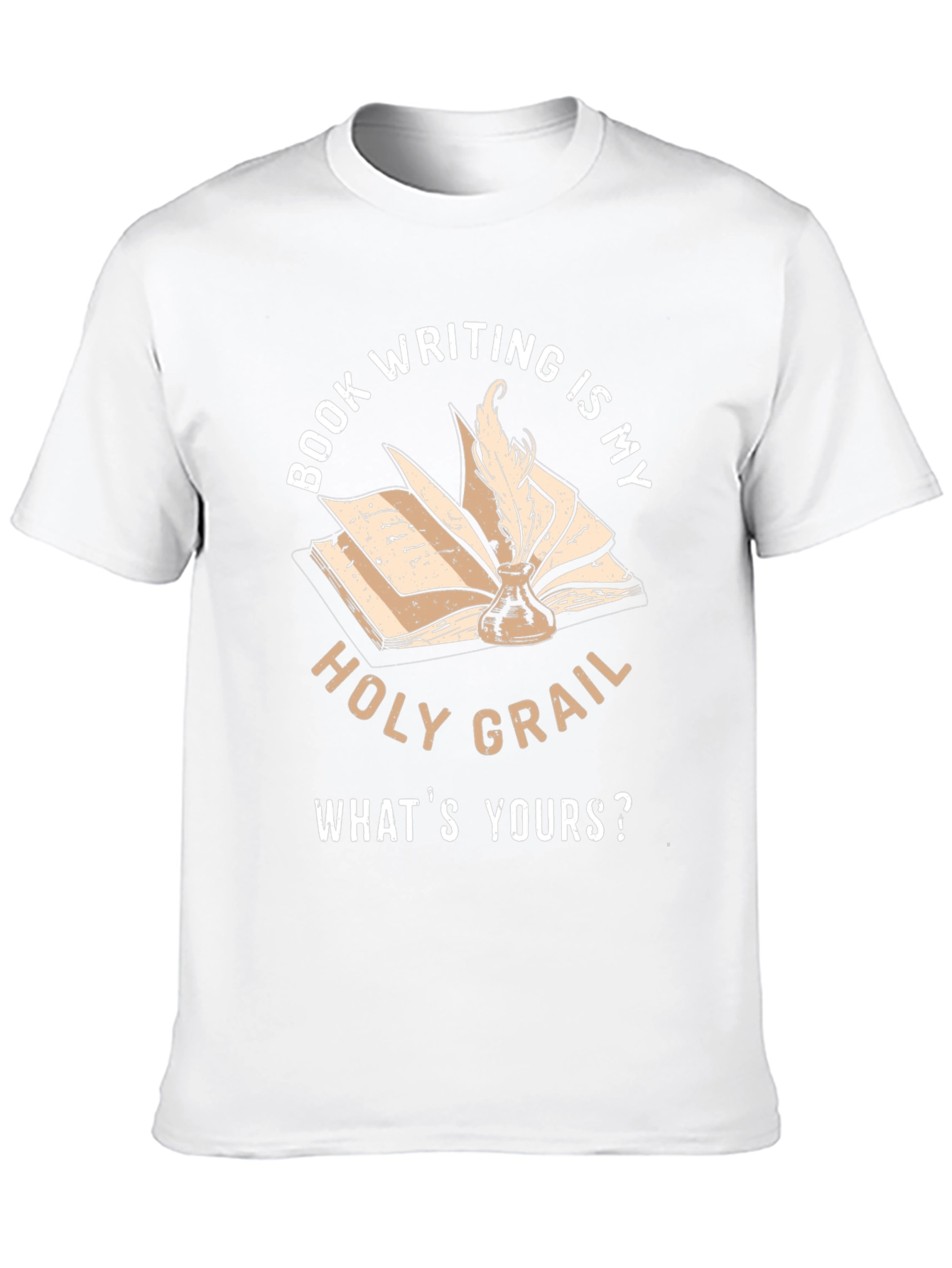Book Writing Holy Grail T-Shirt