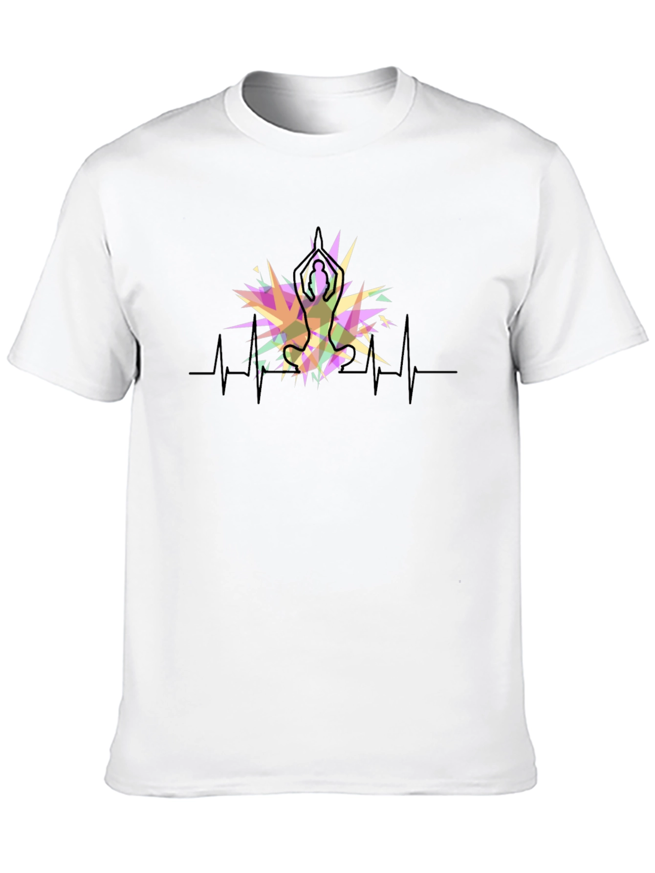 Yoga Heartbeat T-Shirt - Zen Fitness Tee
