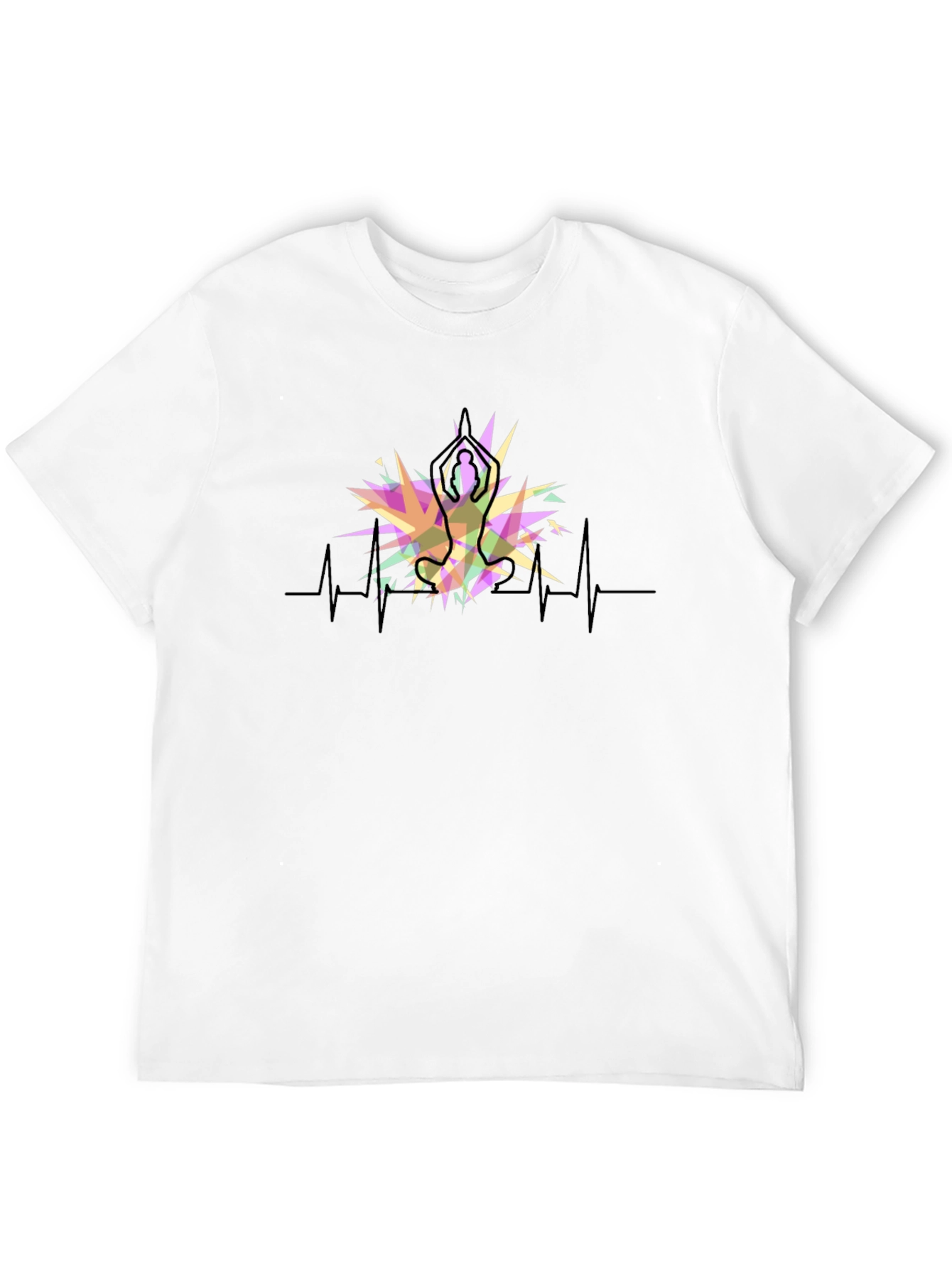 Yoga Heartbeat T-Shirt - Zen Fitness Tee