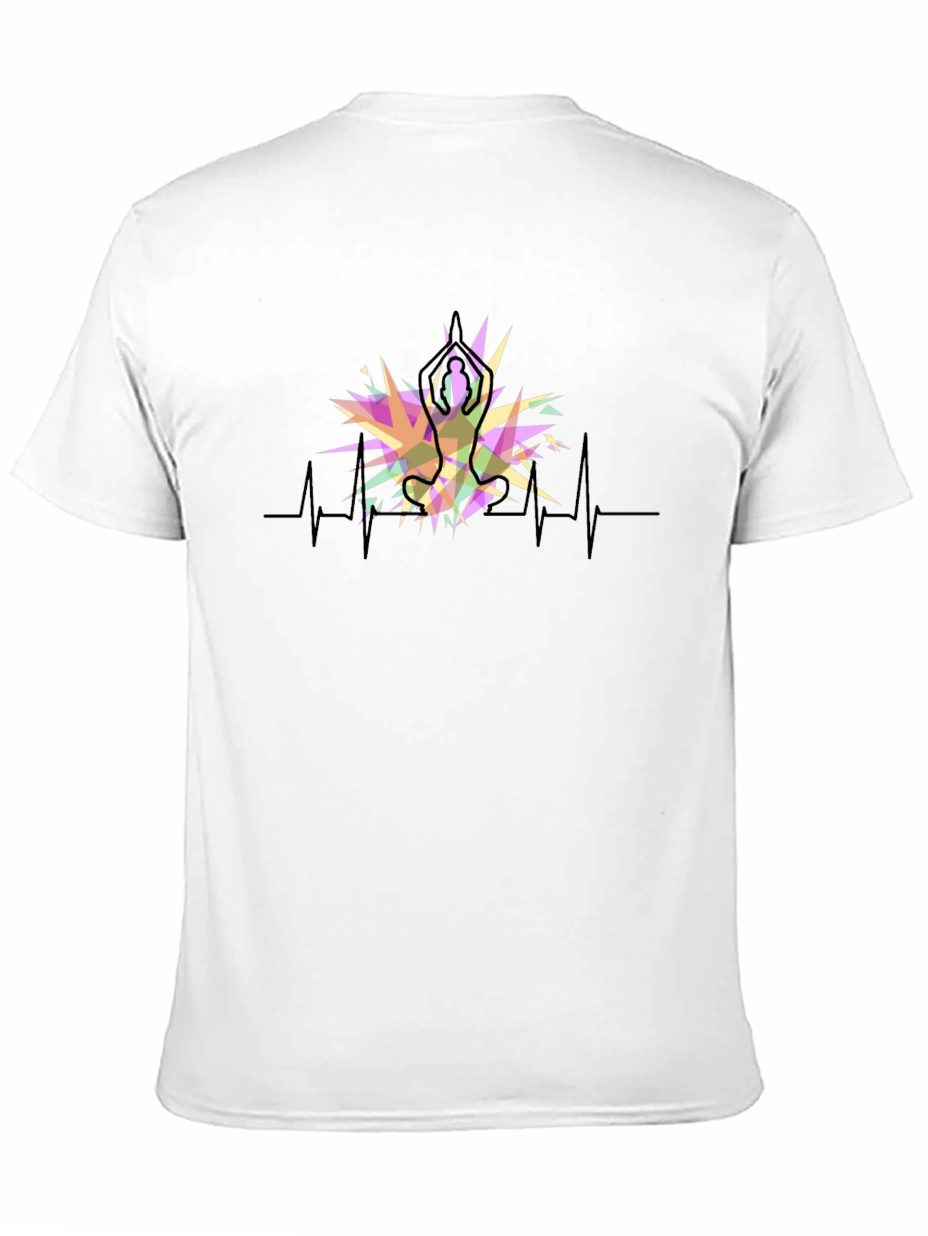 Yoga Heartbeat T-Shirt - Zen Fitness Tee