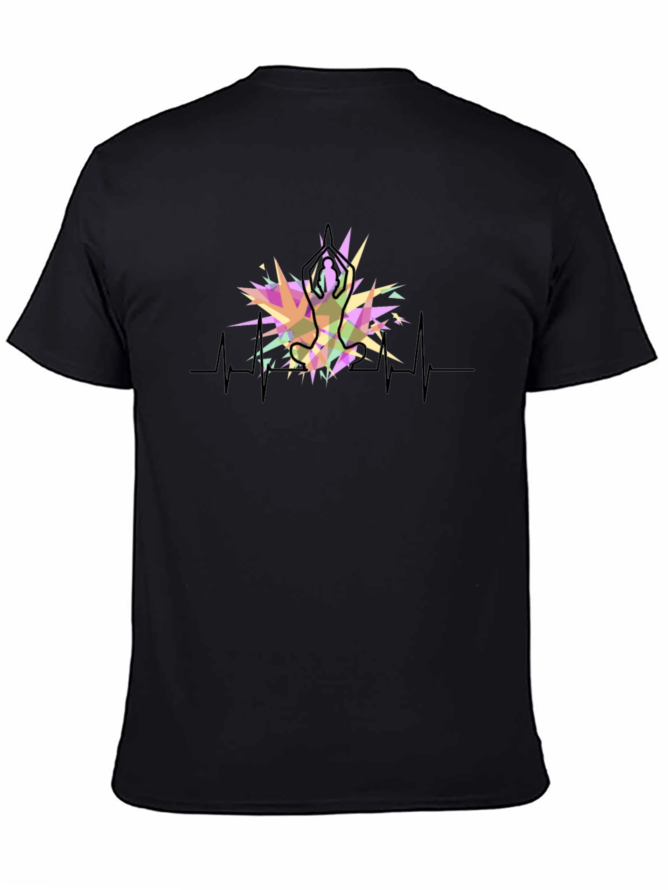 Yoga Heartbeat T-Shirt - Zen Fitness Tee