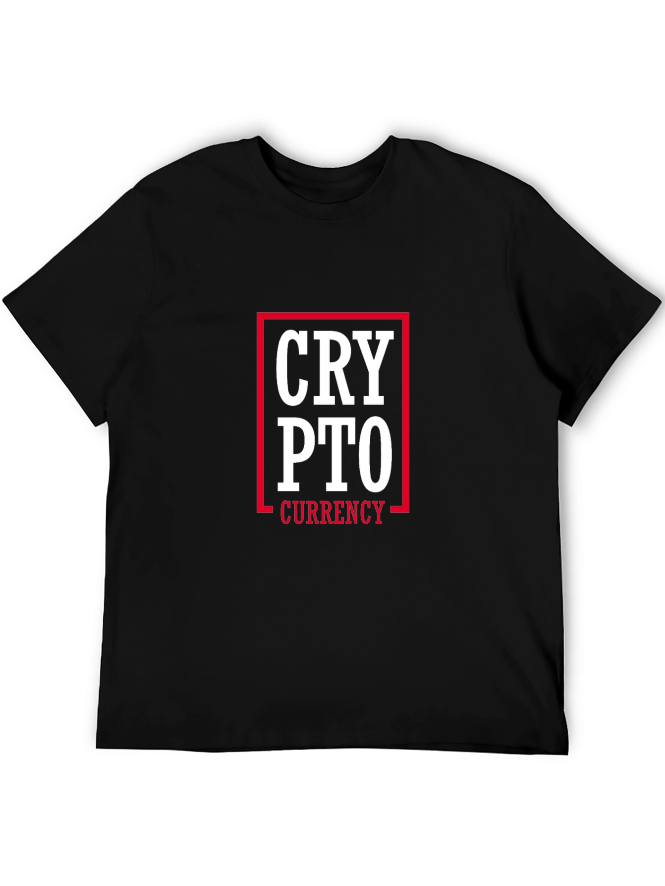Crypto Currency Graphic Tee - Black
