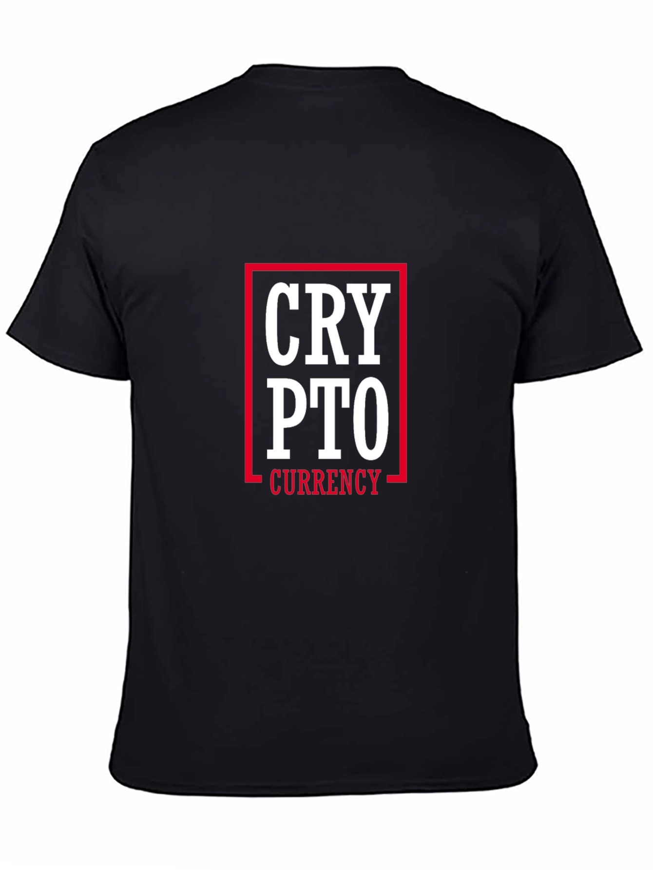 Crypto Currency Graphic Tee - Black