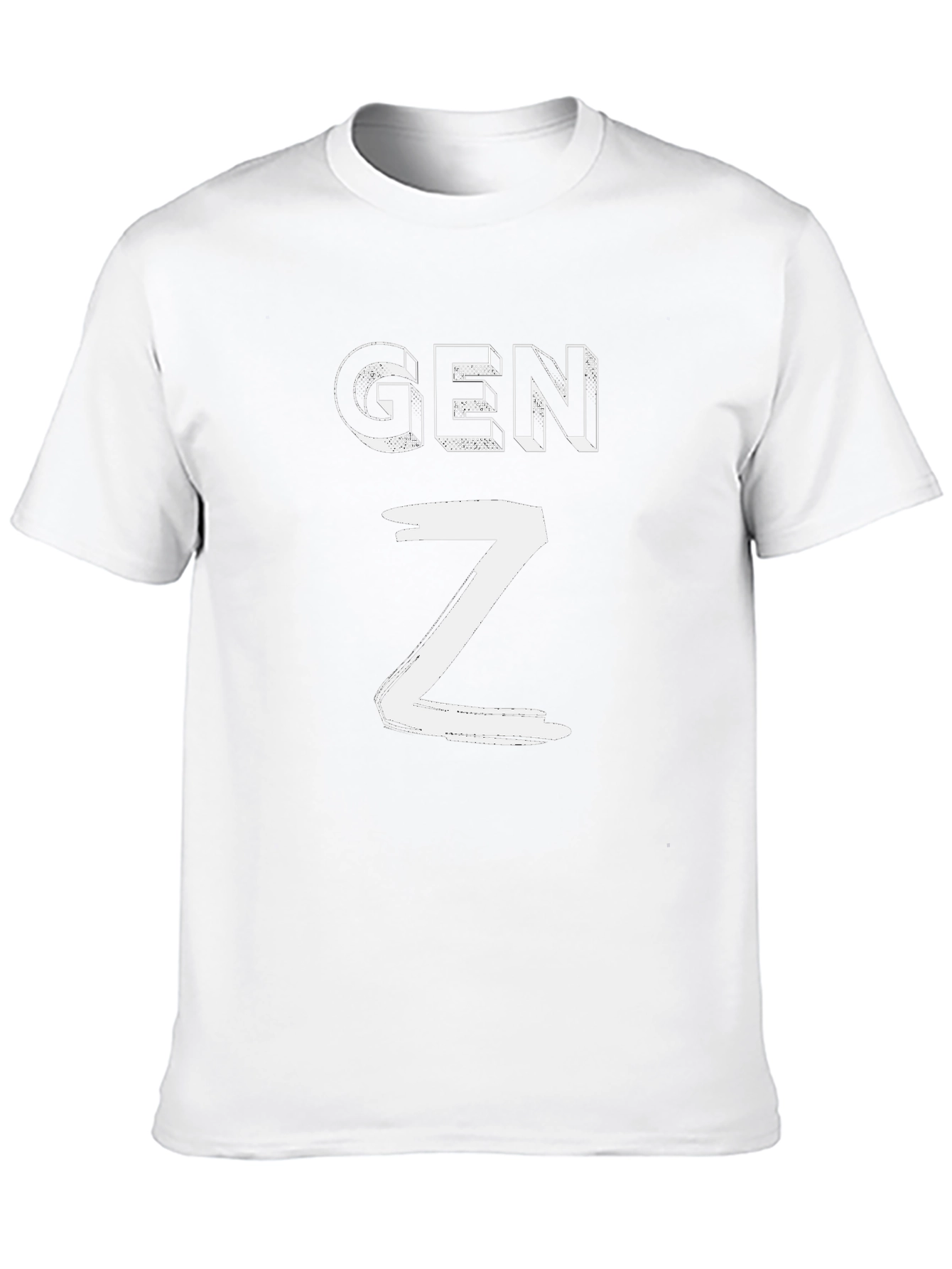 Gen Z Graphic Tee - Stylish Cotton T-Shirt