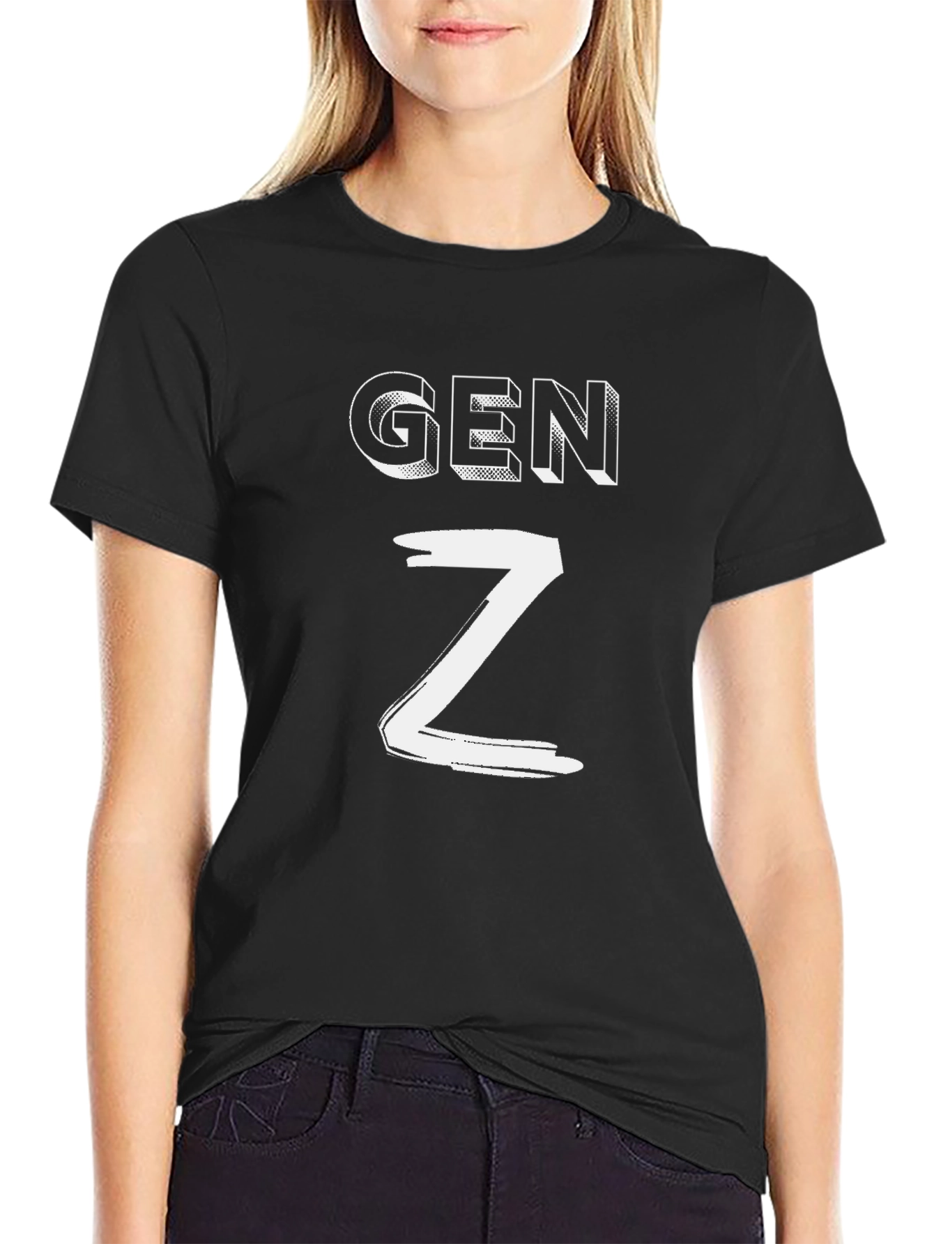 Gen Z Graphic Tee - Stylish Cotton T-Shirt