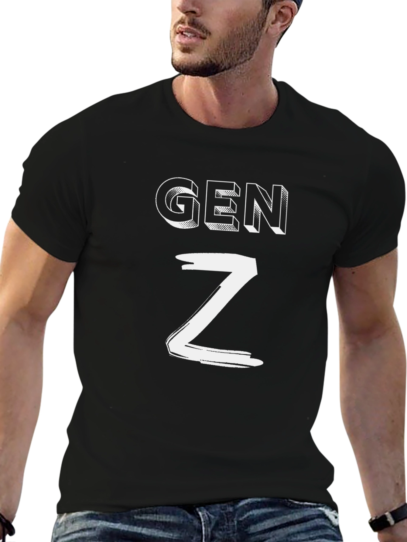 Gen Z Graphic Tee - Stylish Cotton T-Shirt
