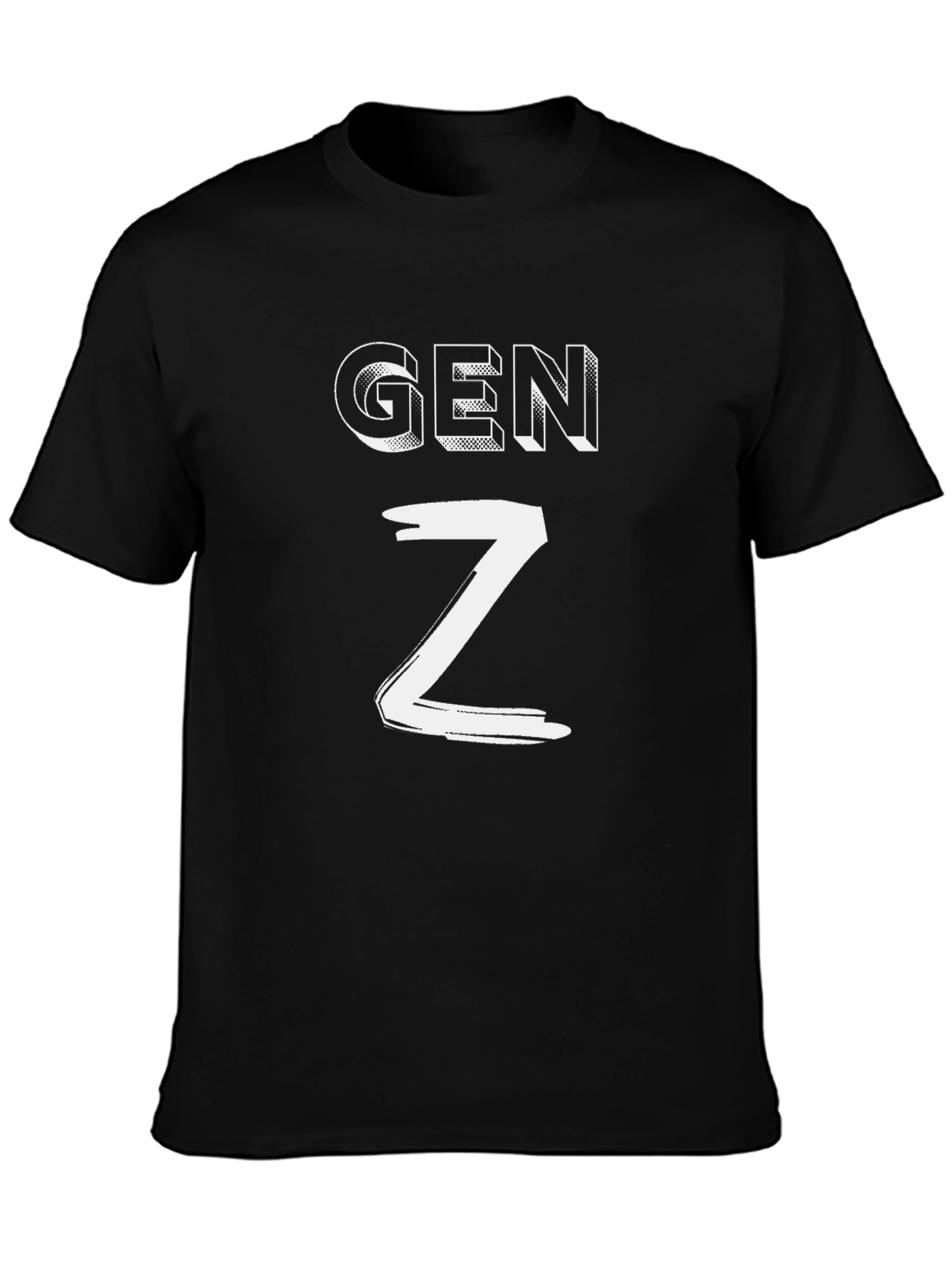 Gen Z Graphic Tee - Stylish Cotton T-Shirt