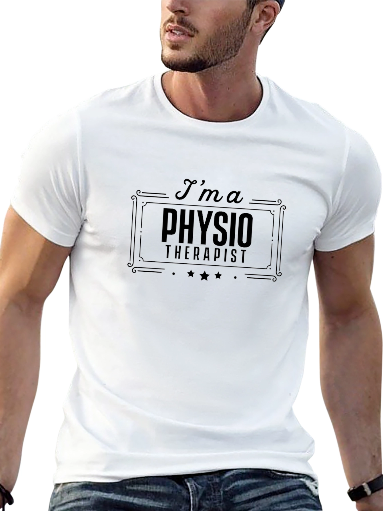 Im a Physiotherapist Black T-Shirt