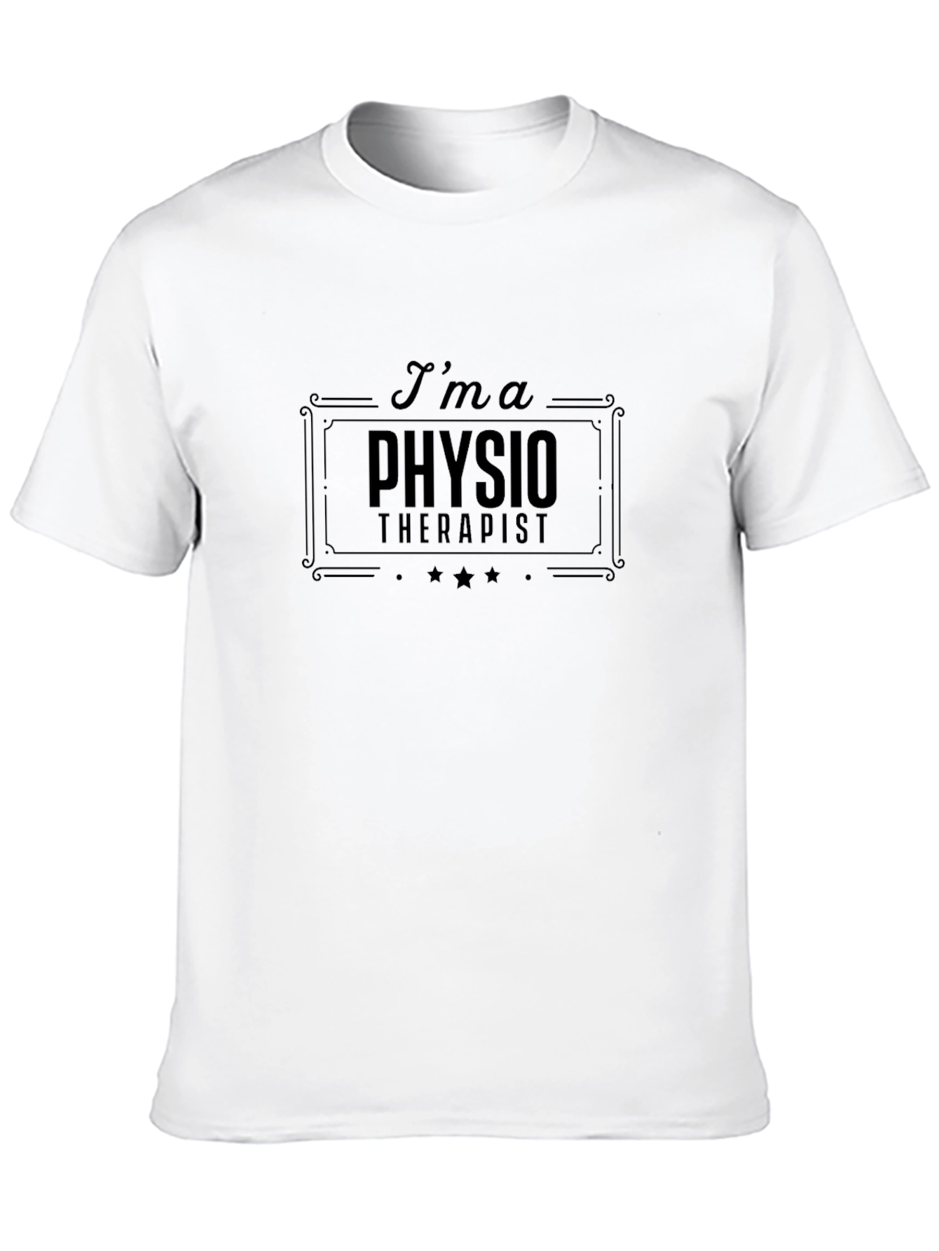 Im a Physiotherapist Black T-Shirt