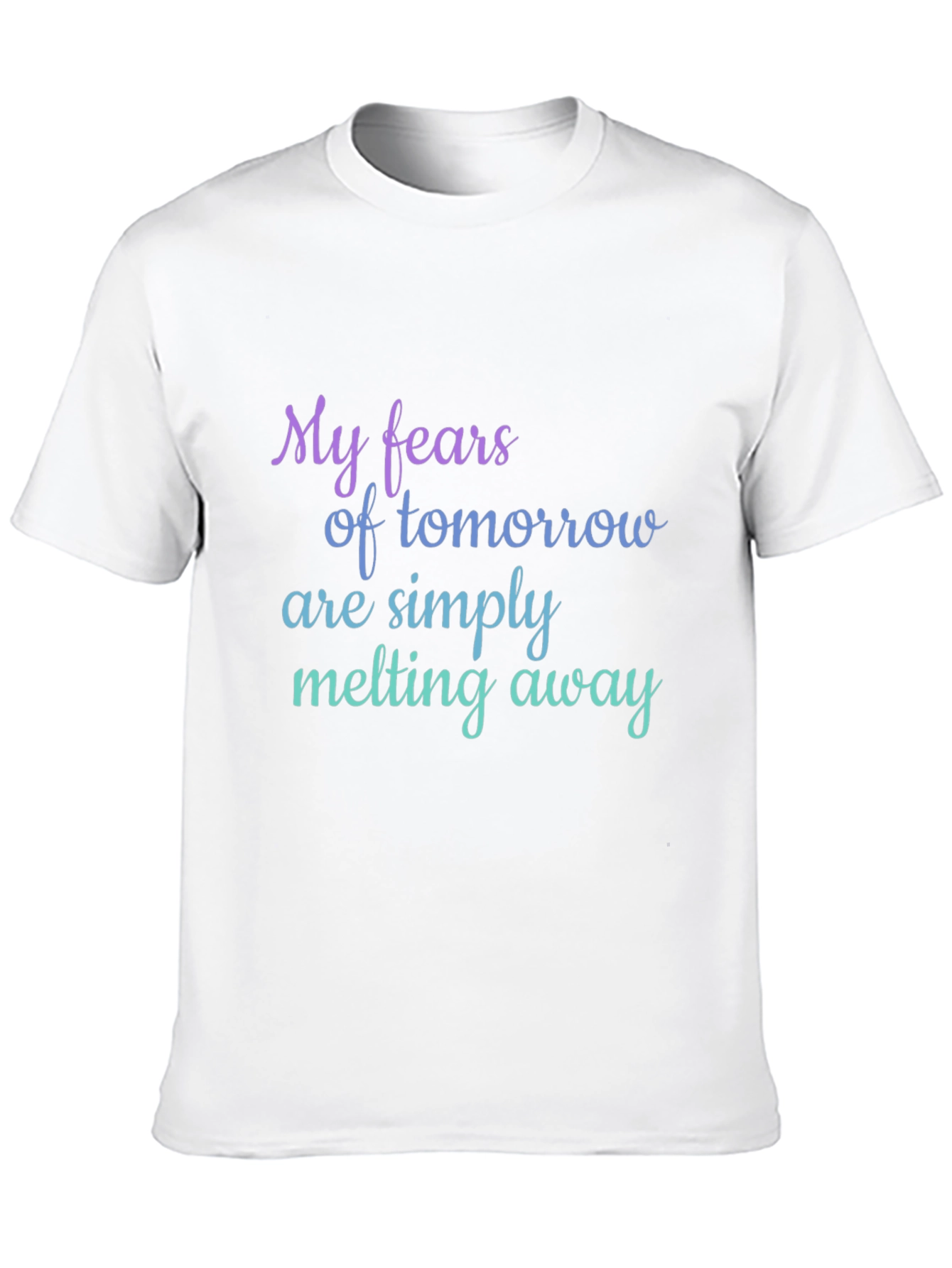 My Fears Melting Away Black T-Shirt