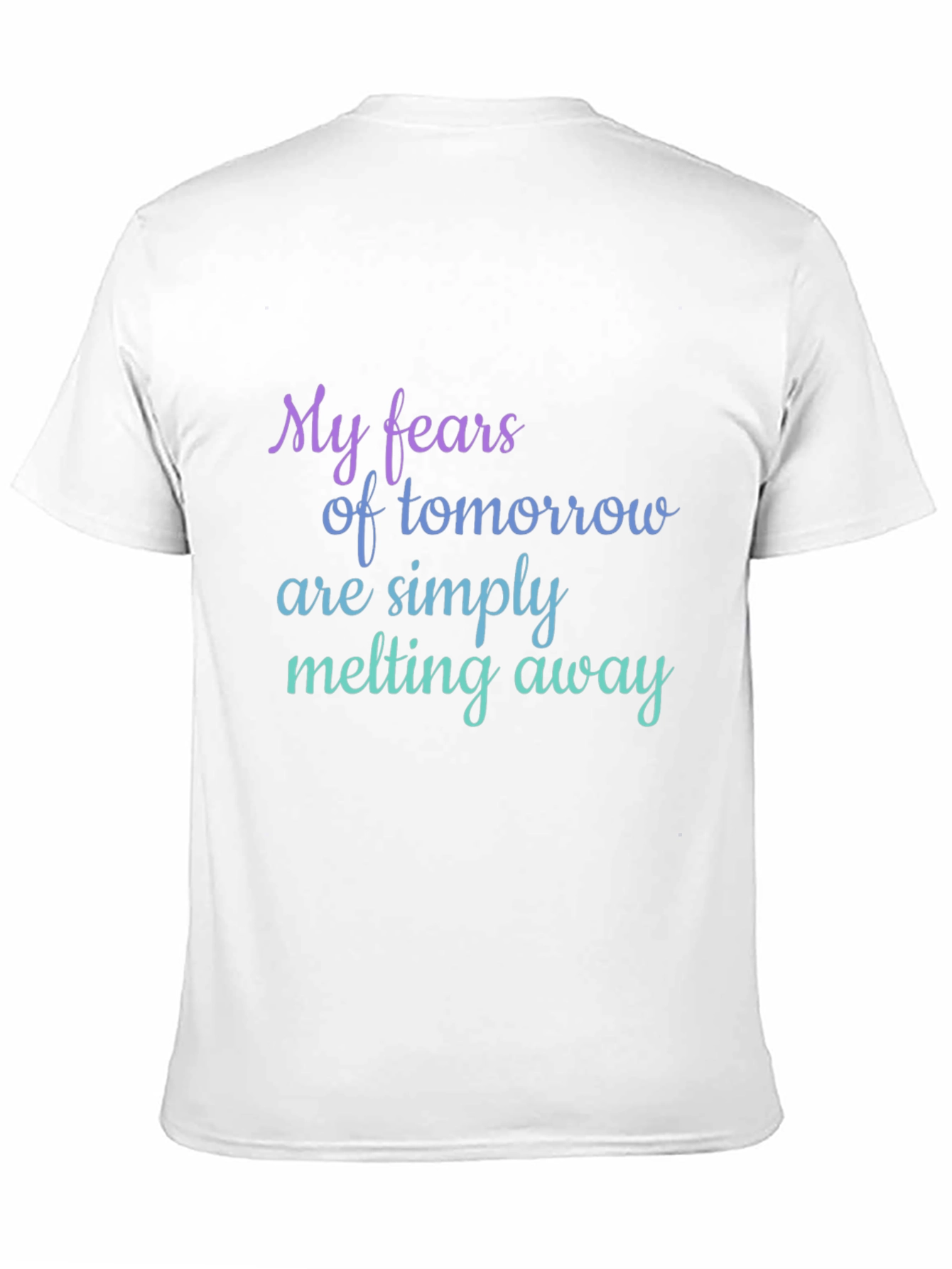 My Fears Melting Away Black T-Shirt