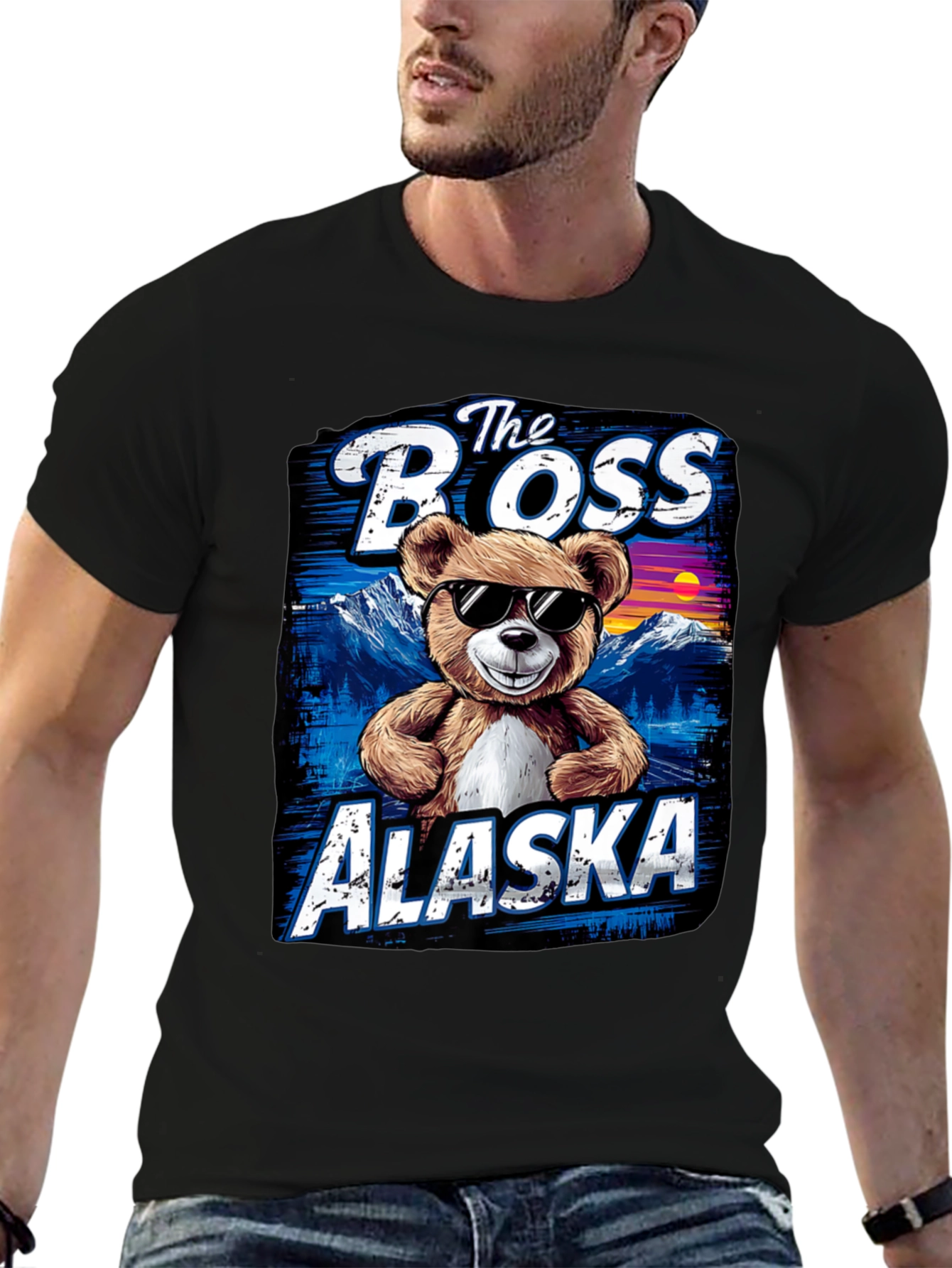 The Boss Alaska Bear Graphic T-Shirt