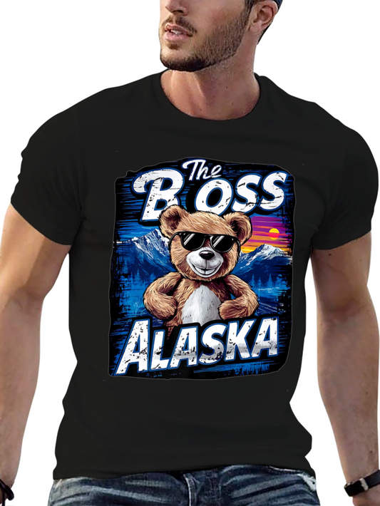 The Boss Alaska Bear Graphic T-Shirt