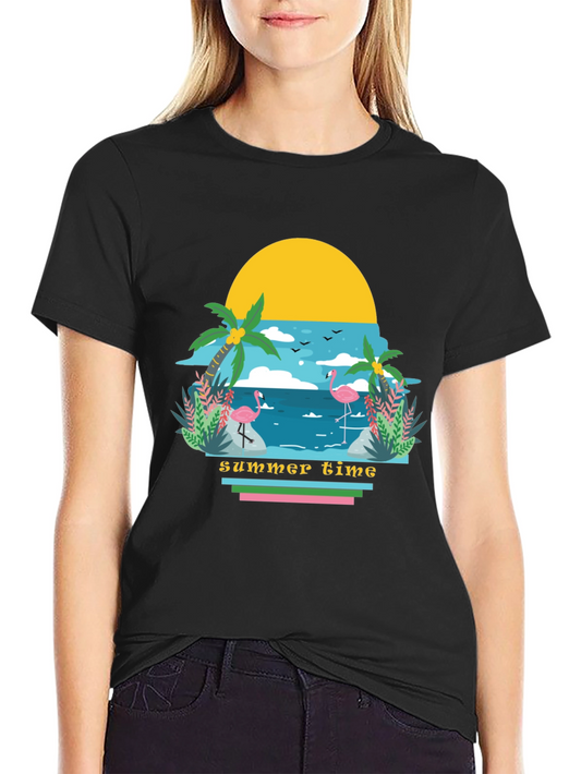 Summer Time Graphic Tee - Beach Vibes