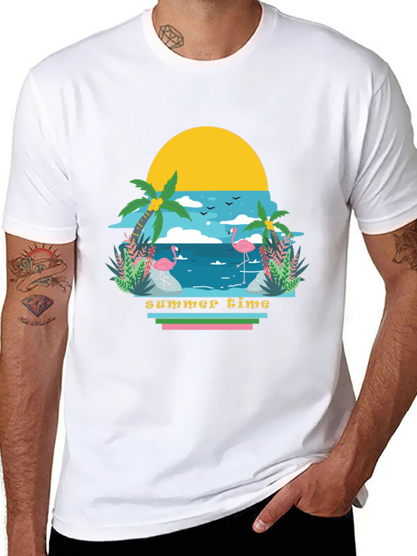 Summer Time Graphic Tee - Beach Vibes