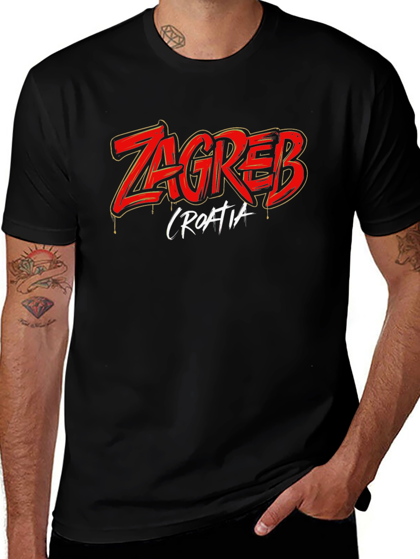 Zagreb Croatia Graphic Tee - Cool City Souvenir Shirt