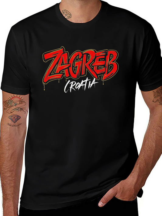 Zagreb Croatia Graphic Tee - Cool City Souvenir Shirt
