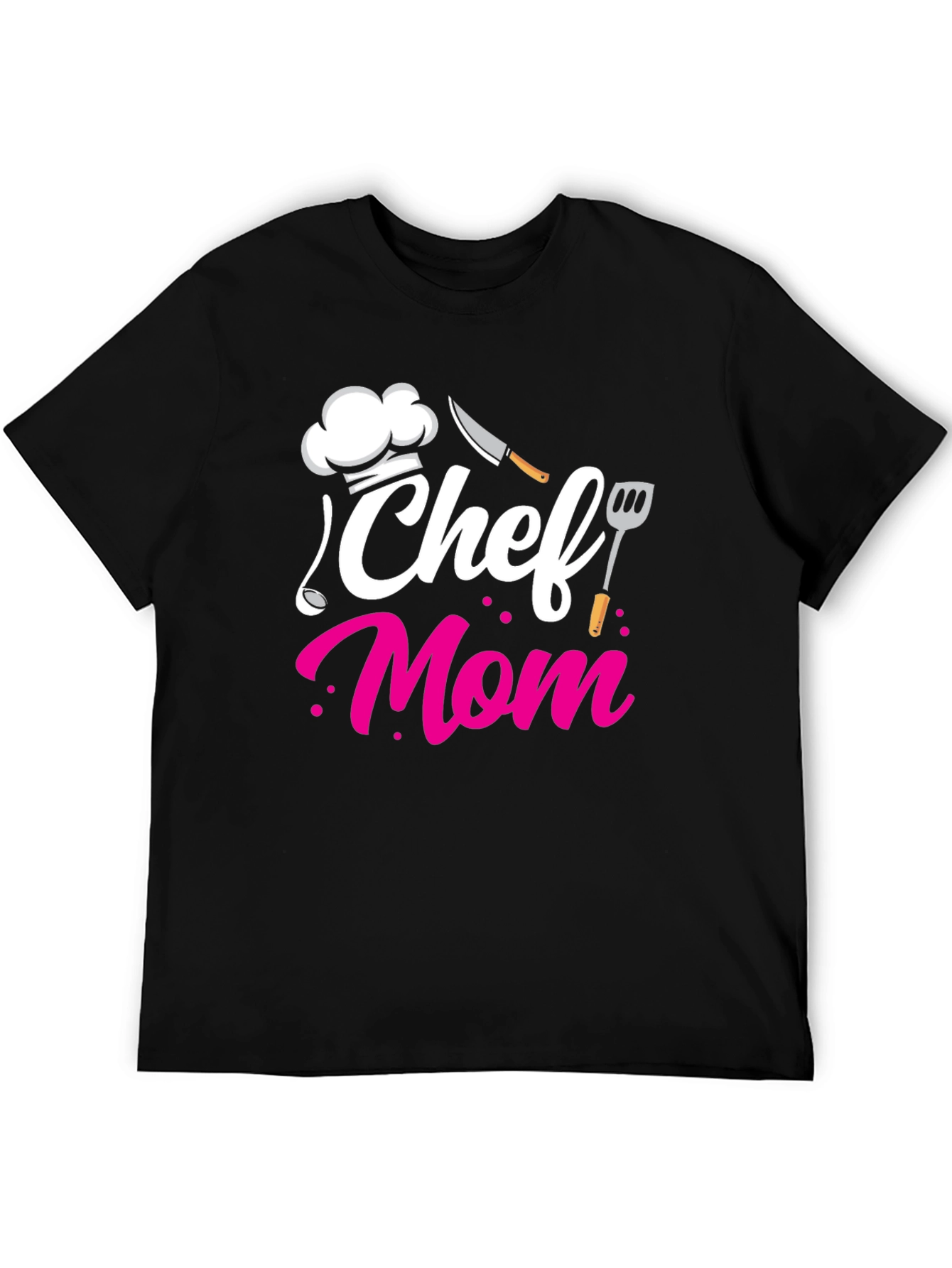 Chef Mom Black T-Shirt