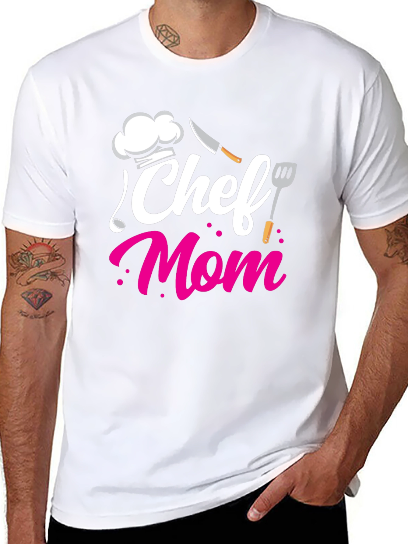Chef Mom Black T-Shirt