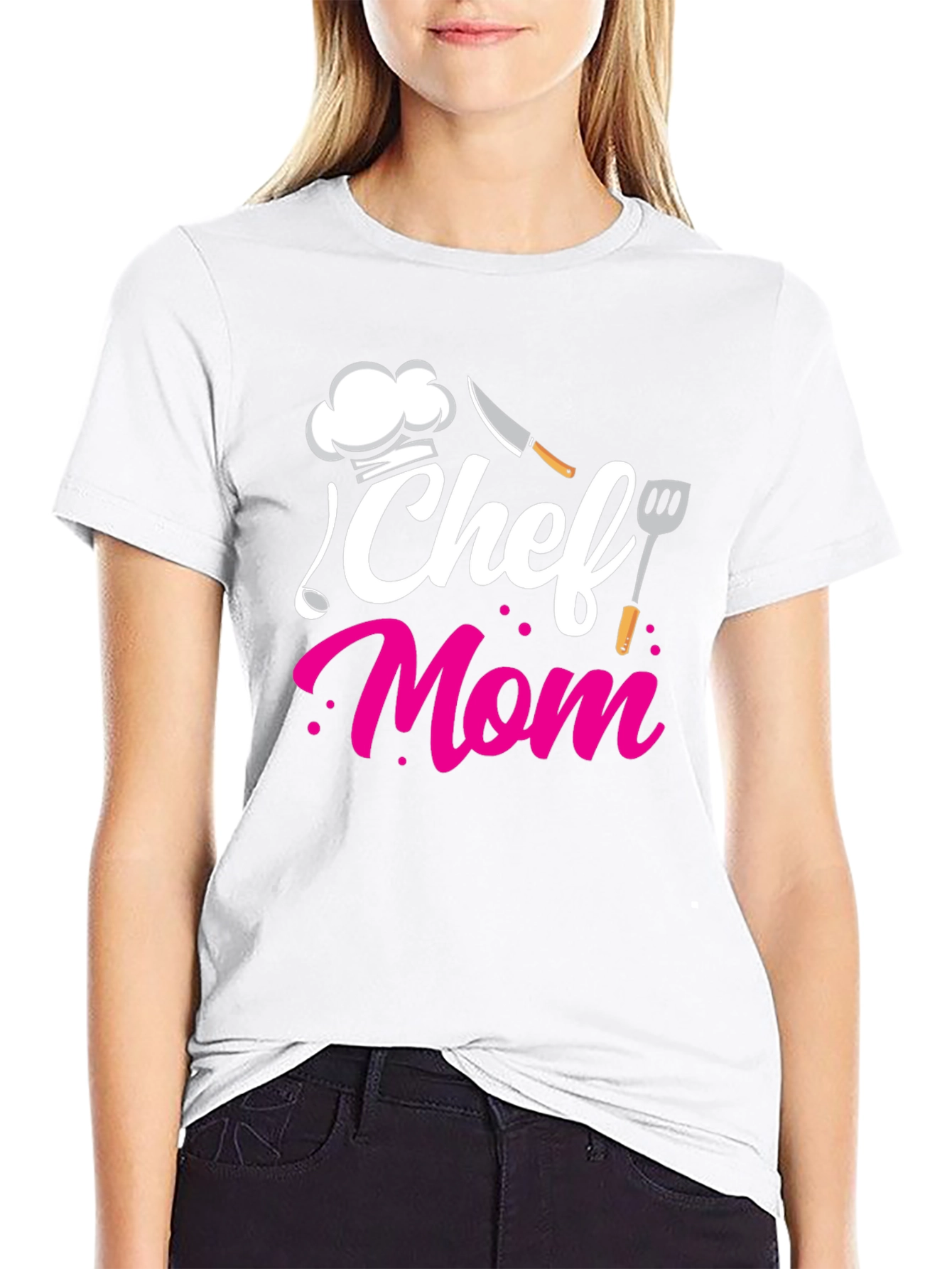 Chef Mom Black T-Shirt