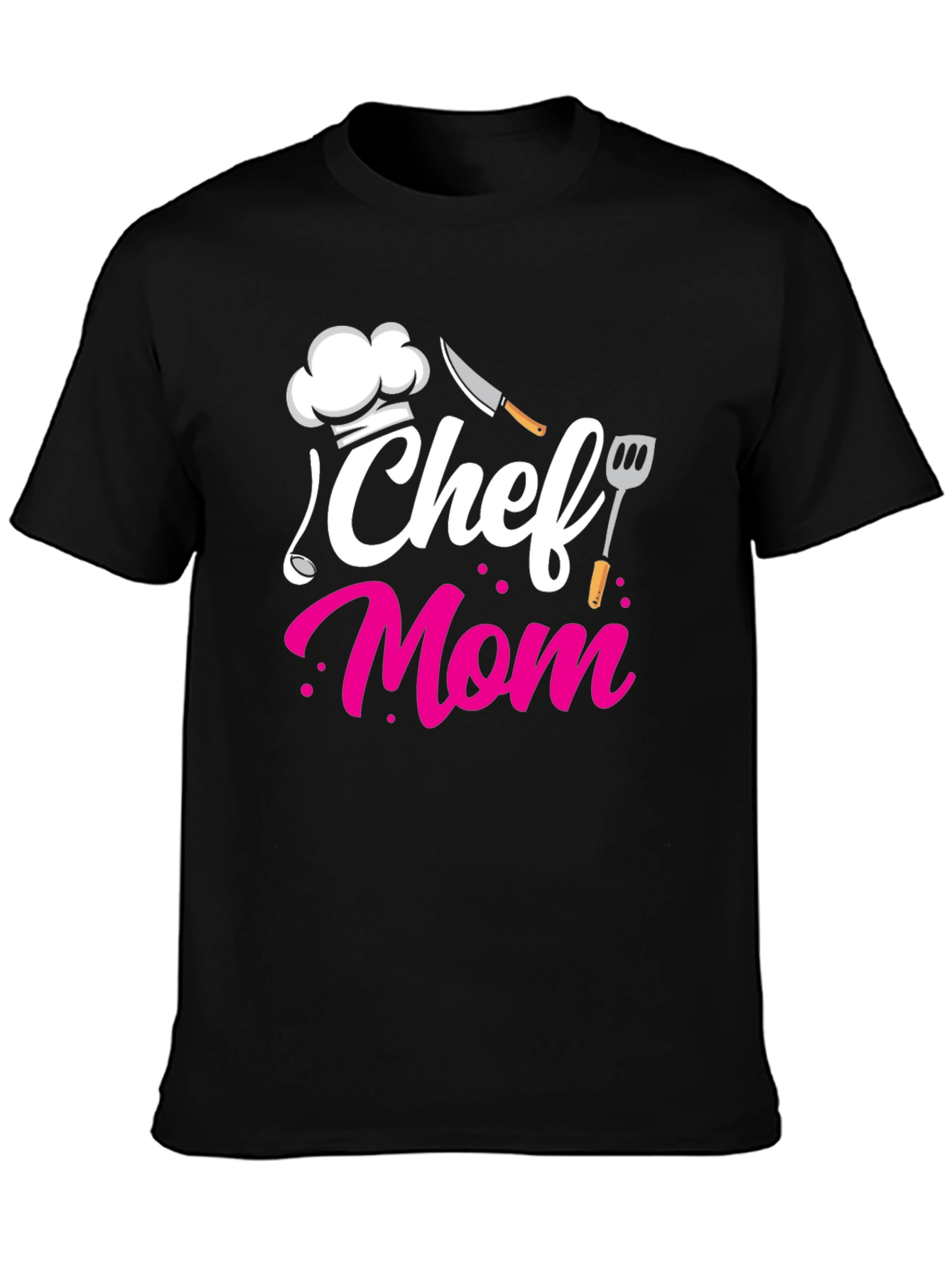 Chef Mom Black T-Shirt