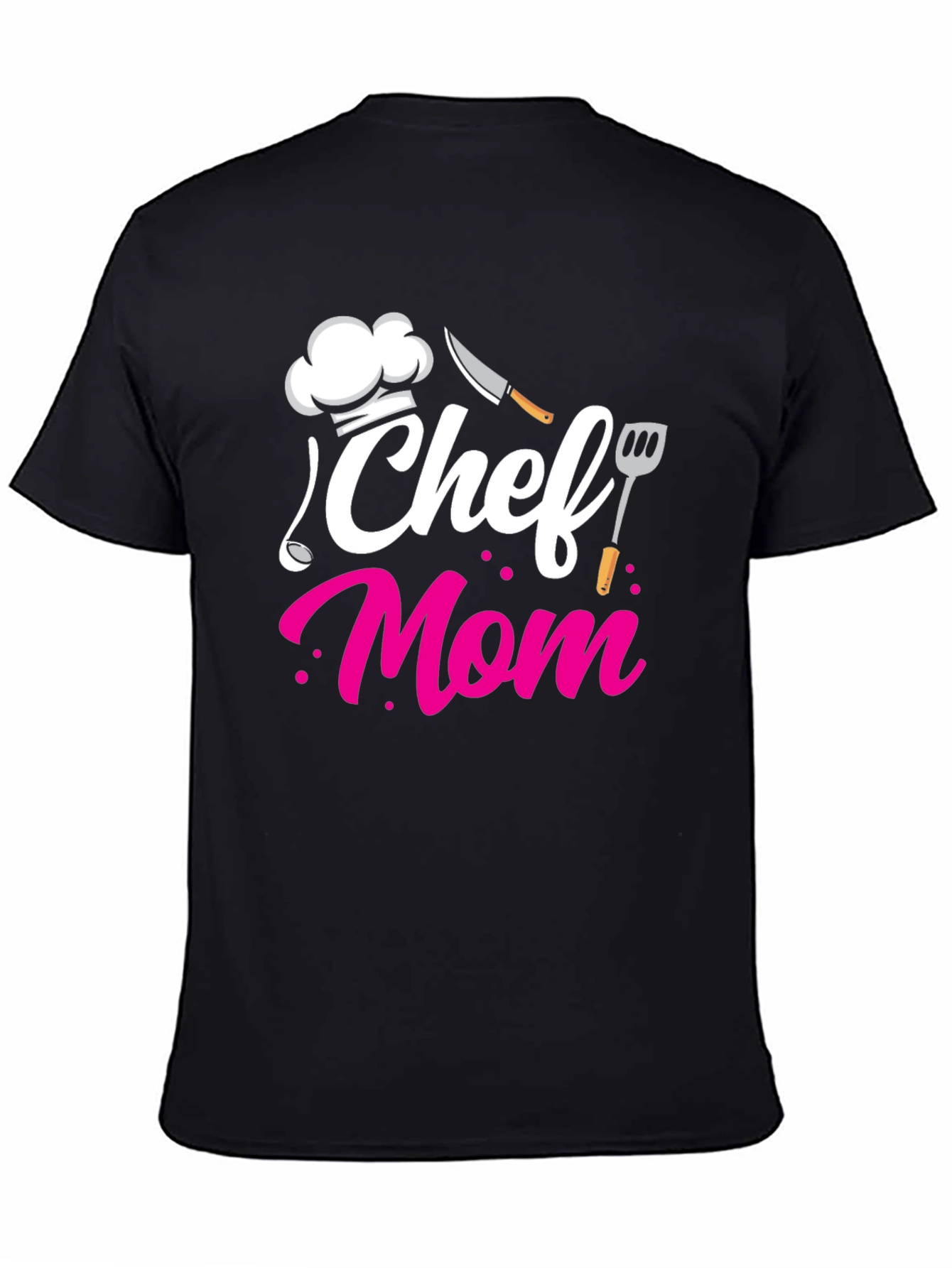 Chef Mom Black T-Shirt