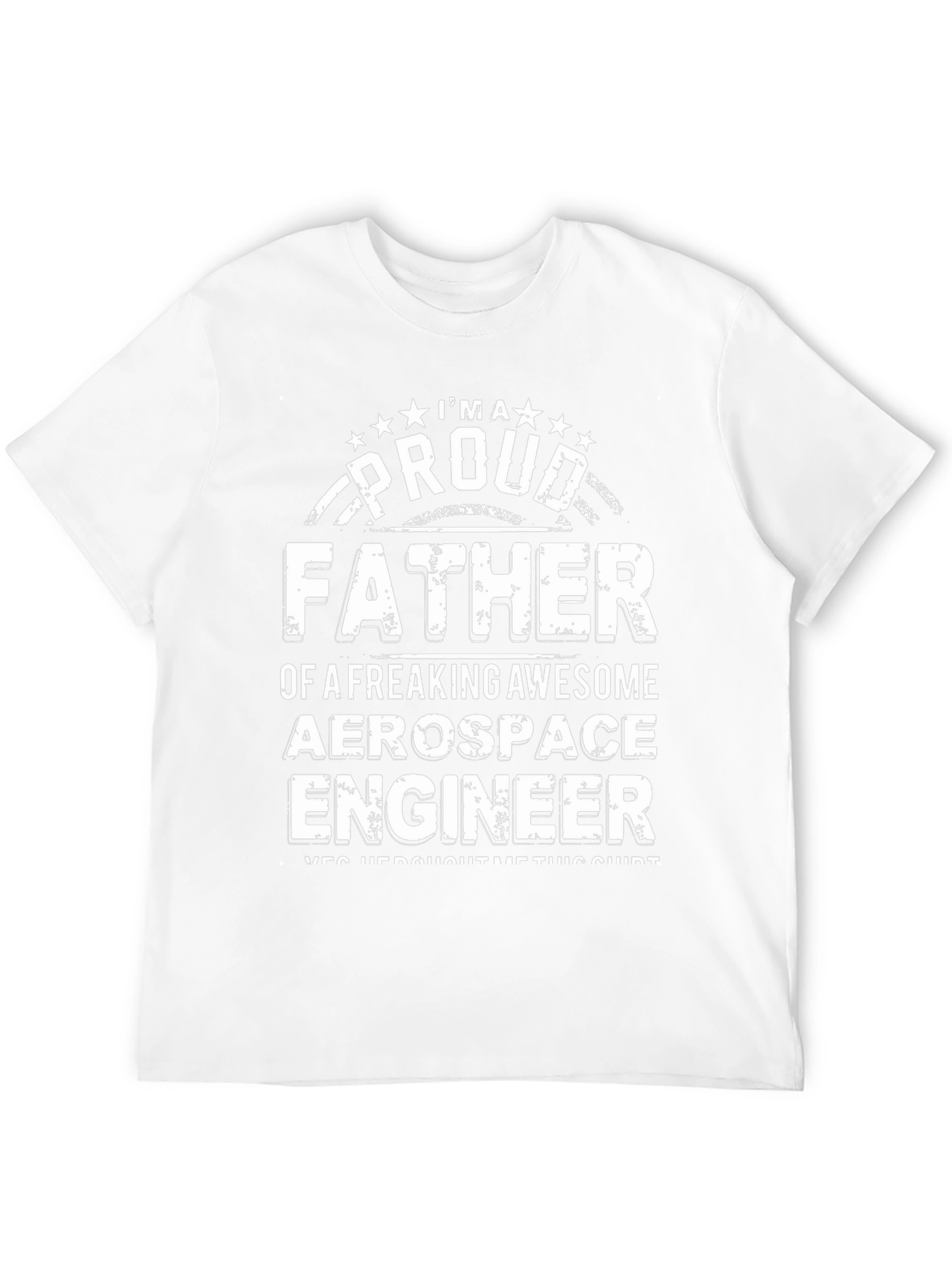 Proud Aerospace Engineer Father Graphic T-Shirt
