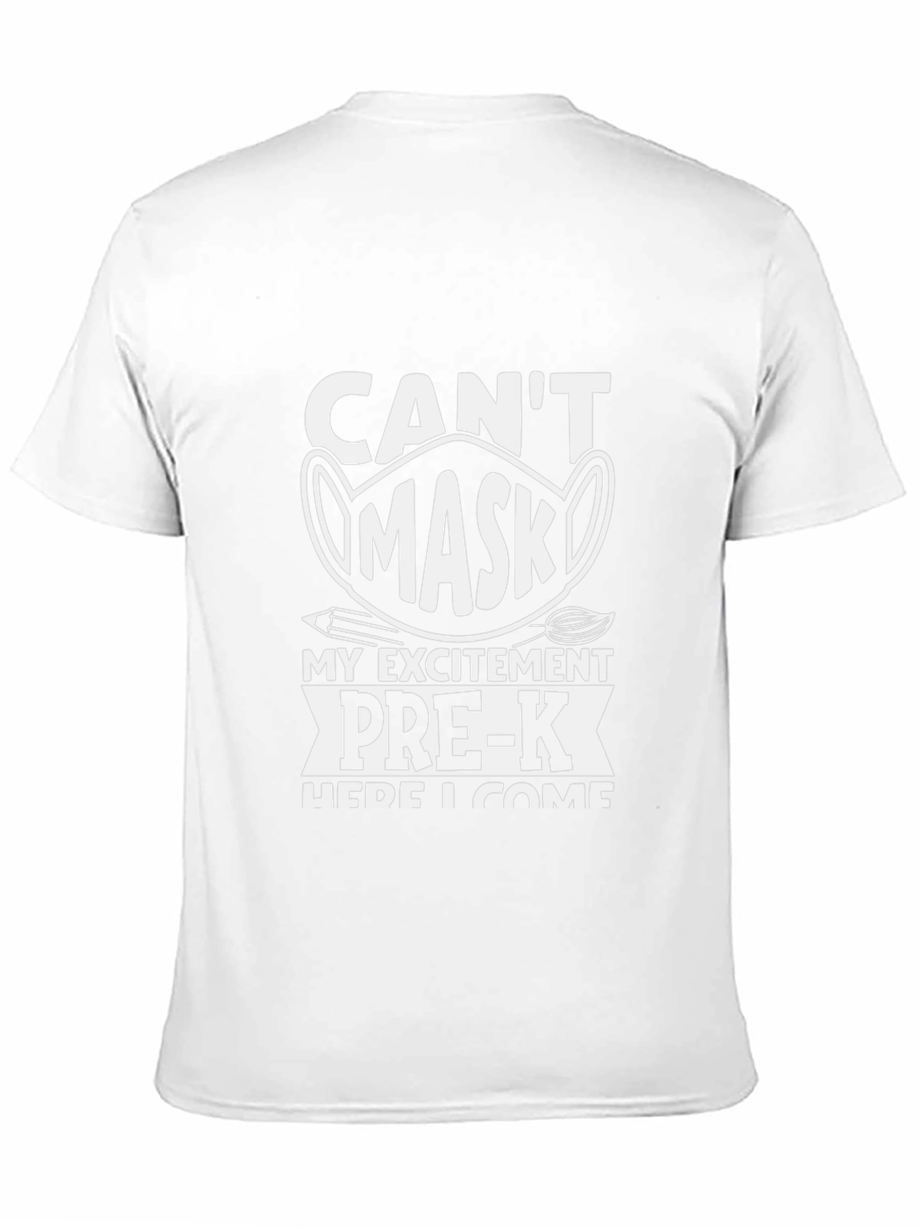Cant Mask My Excitement Pre-K T-Shirt