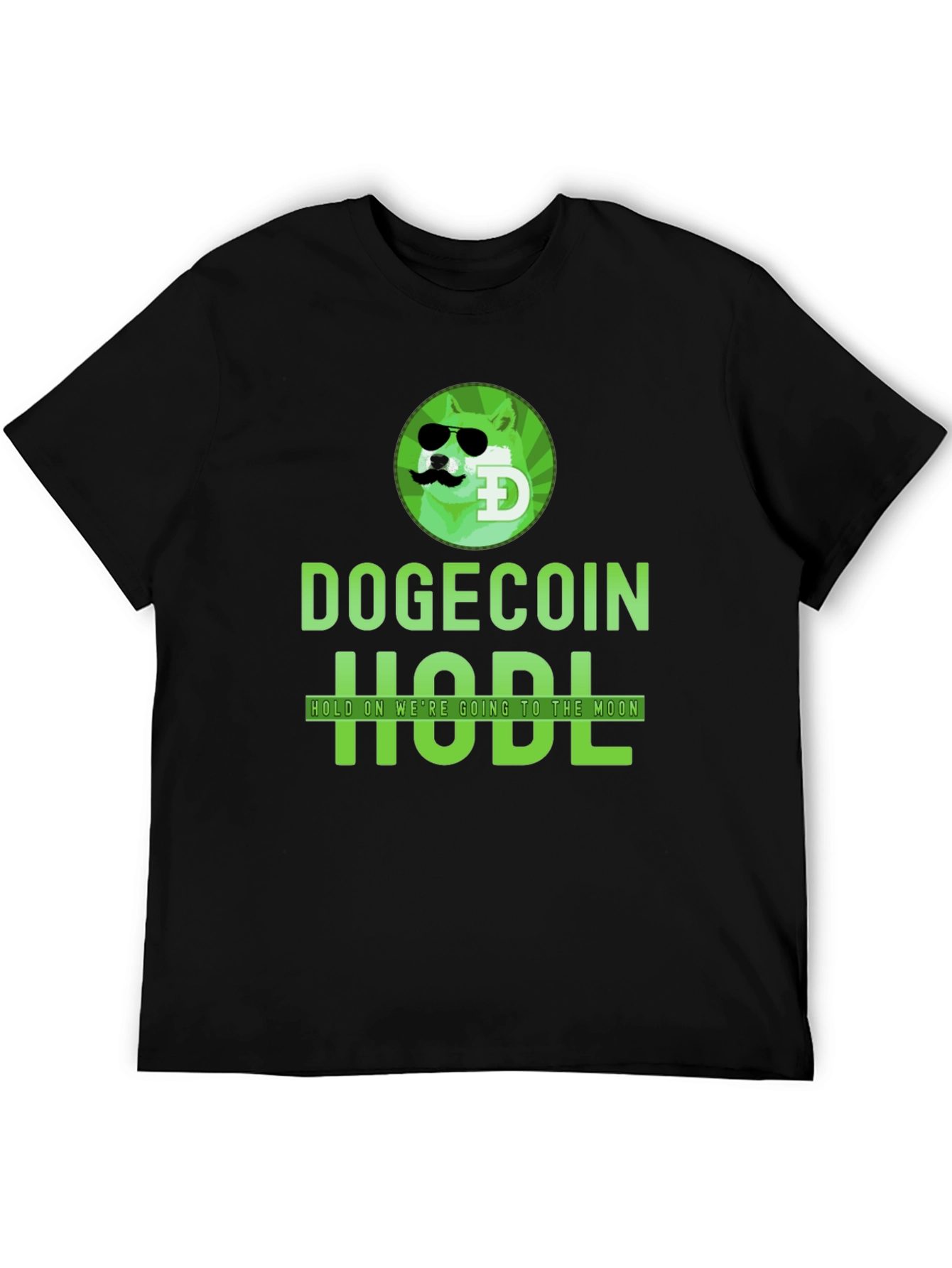 Dogecoin HODL Graphic T-Shirt - To the Moon!