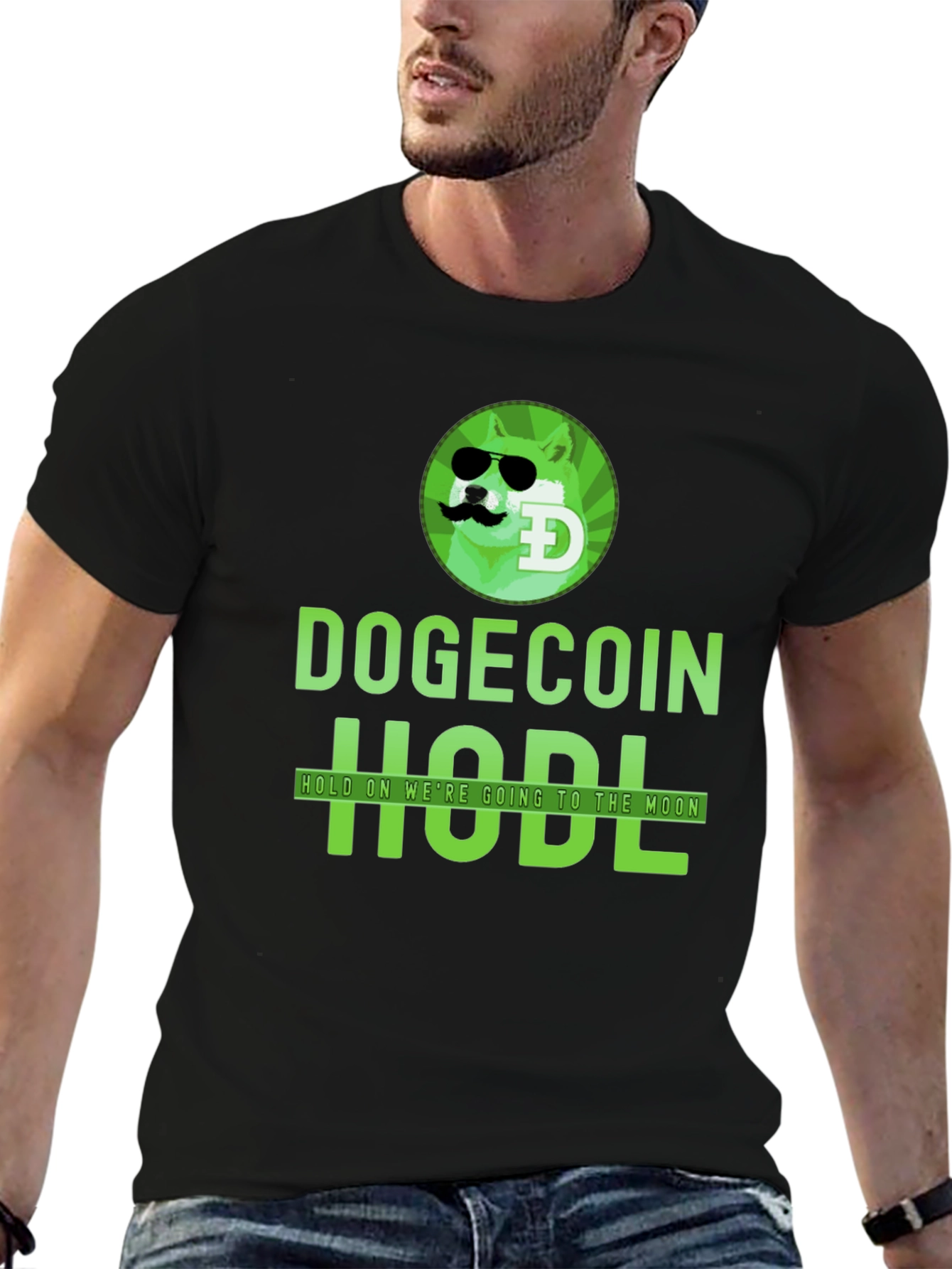 Dogecoin HODL Graphic T-Shirt - To the Moon!
