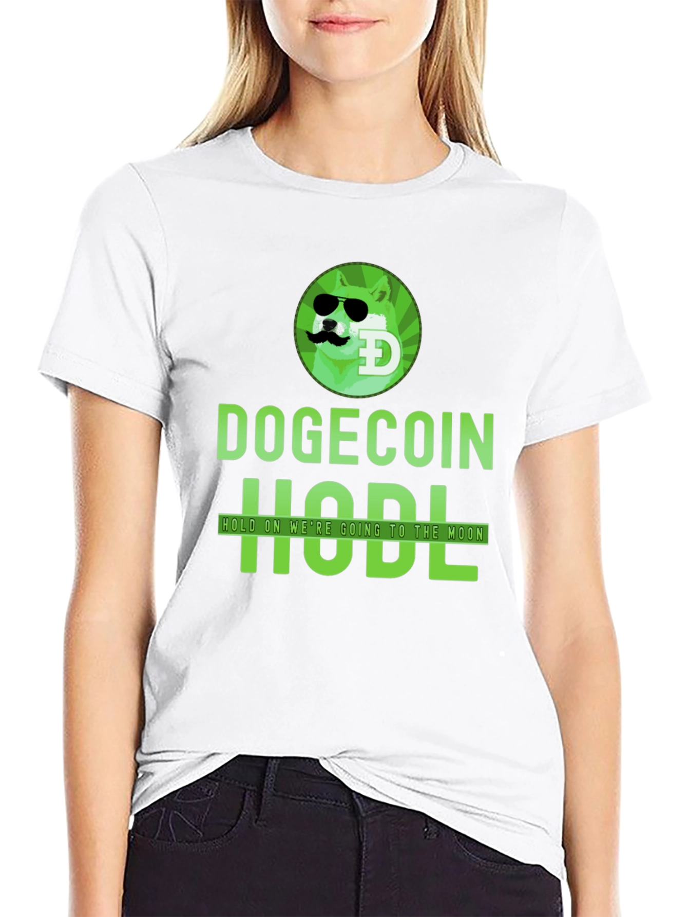 Dogecoin HODL Graphic T-Shirt - To the Moon!