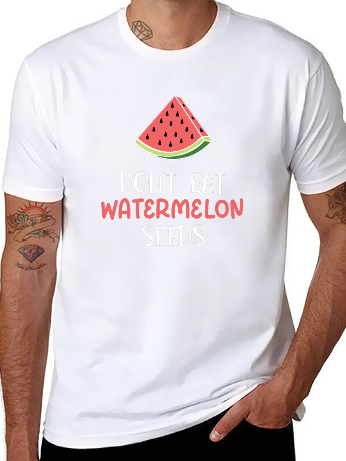 Dont Eat Watermelon Seeds Graphic T-Shirt