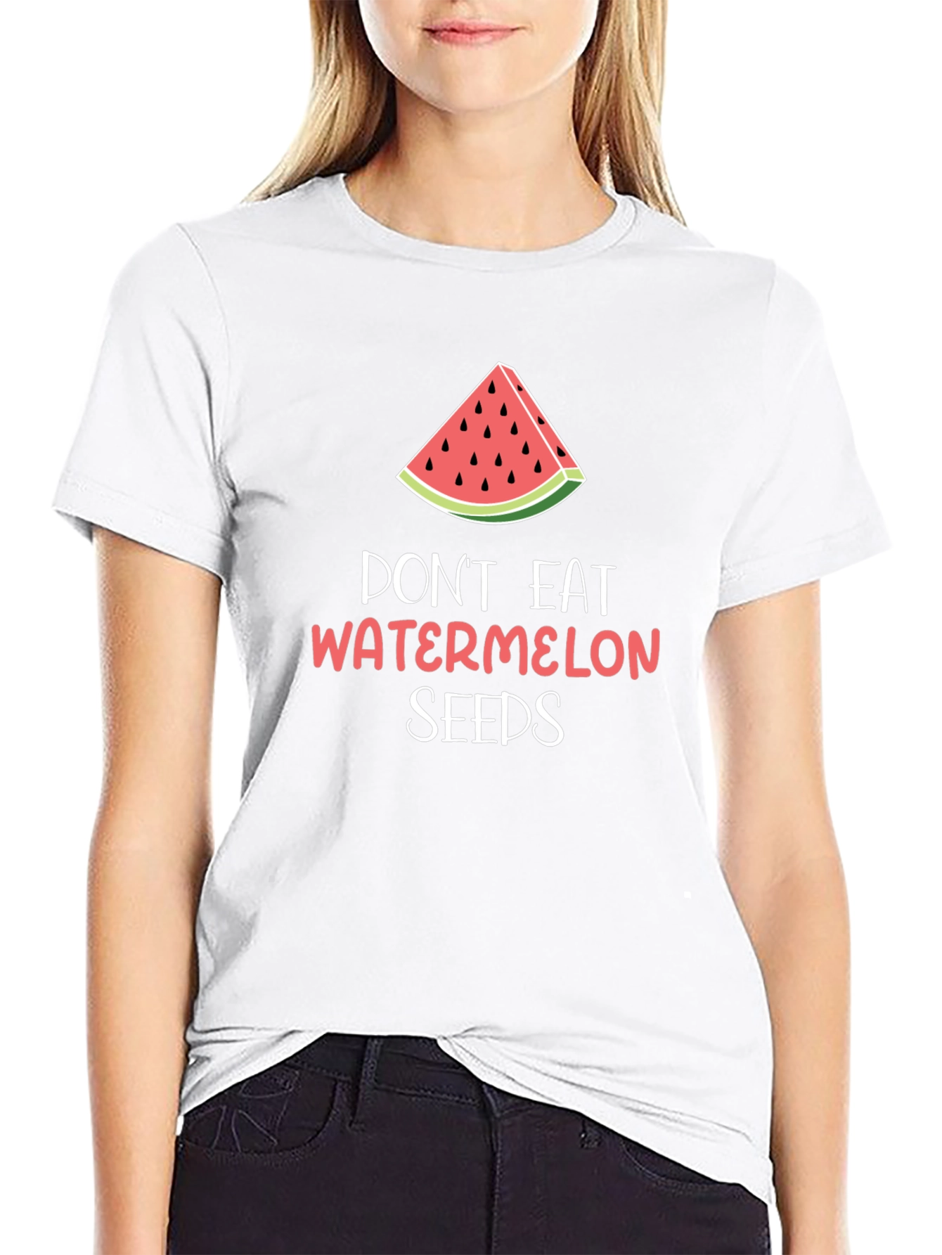 Dont Eat Watermelon Seeds Graphic T-Shirt