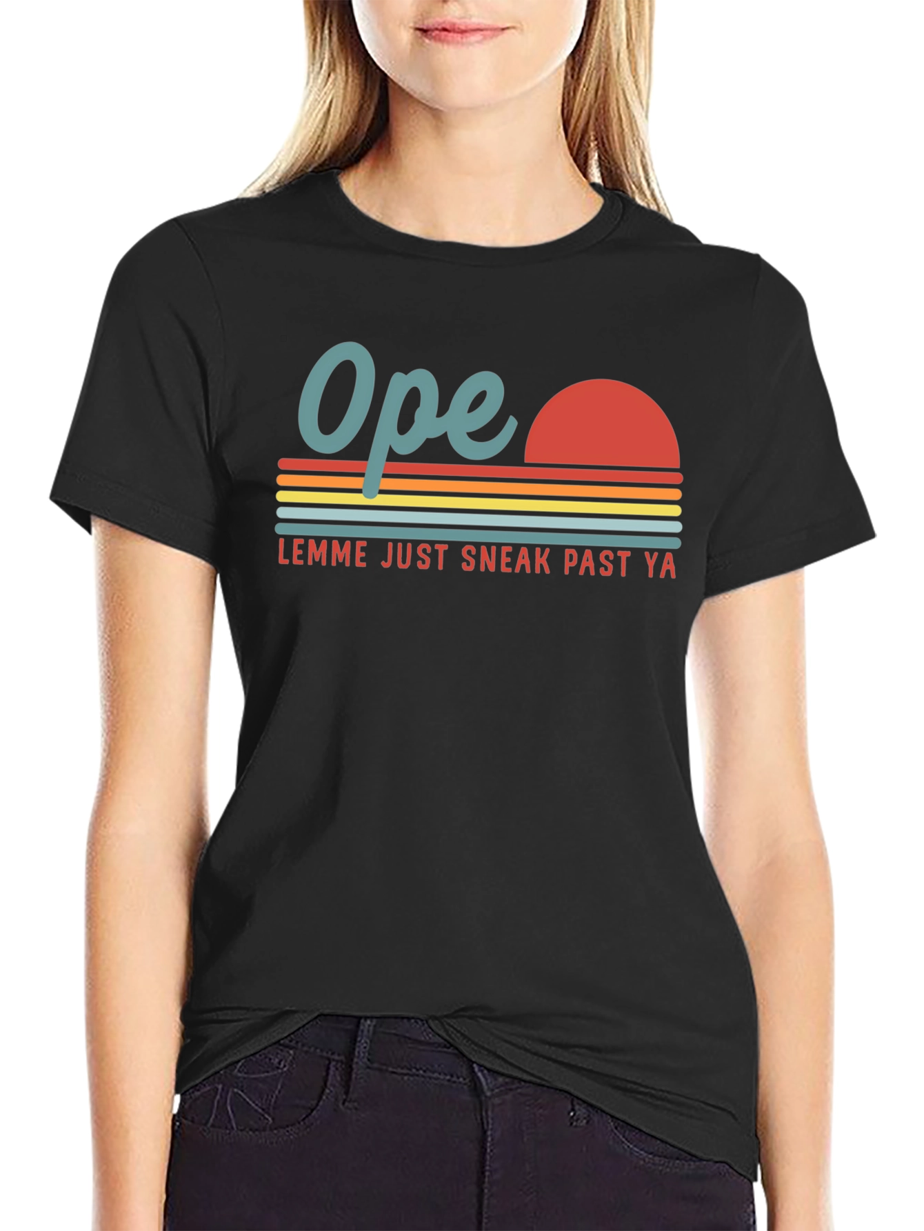 Ope! Sneak Past Ya Retro Graphic Tee