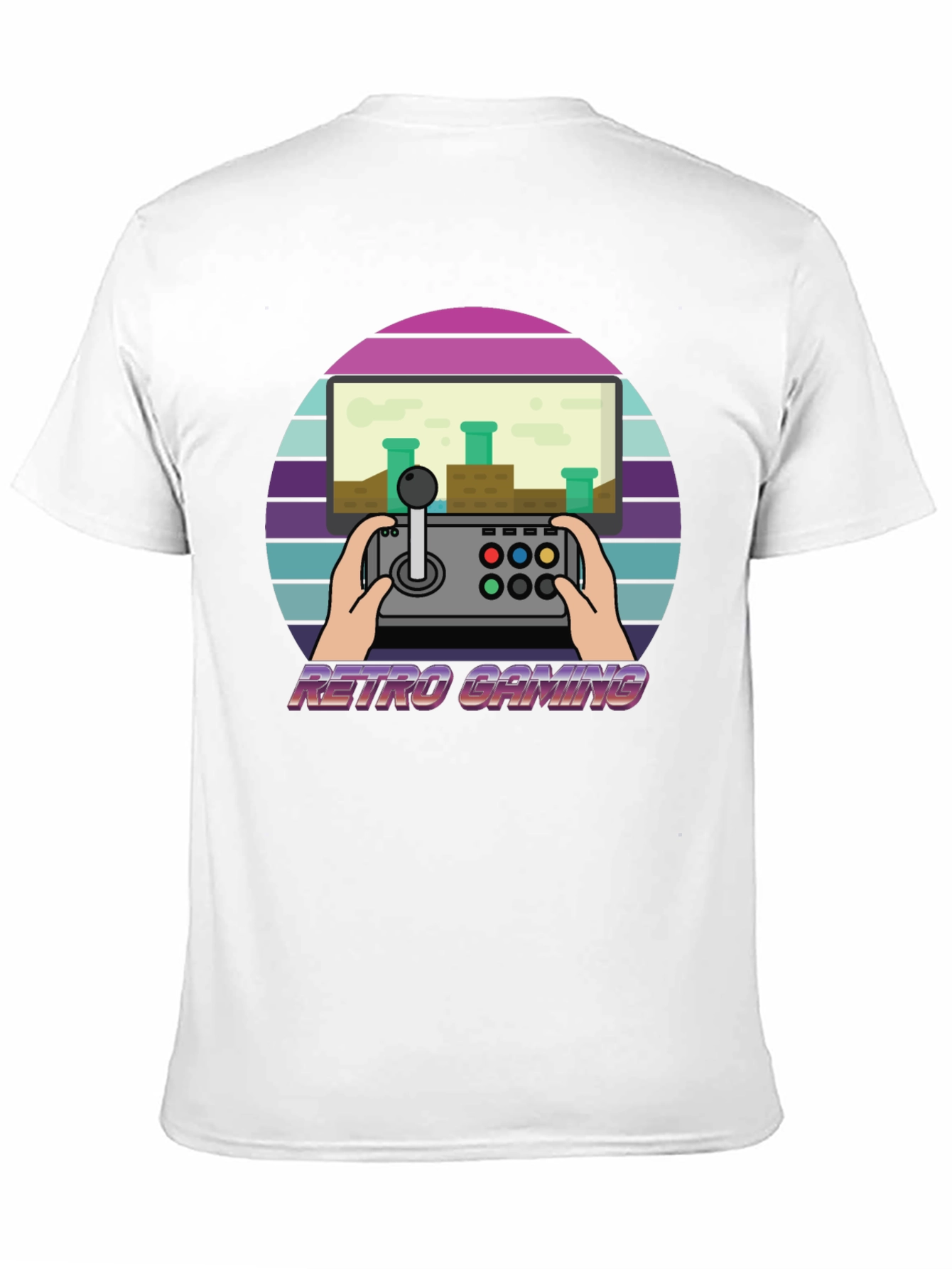 Retro Gaming Black T-Shirt