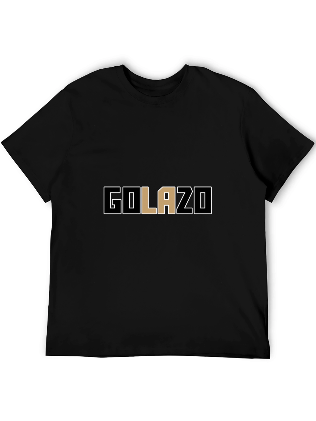 Golazo Graphic Tee - Black Cotton T-Shirt
