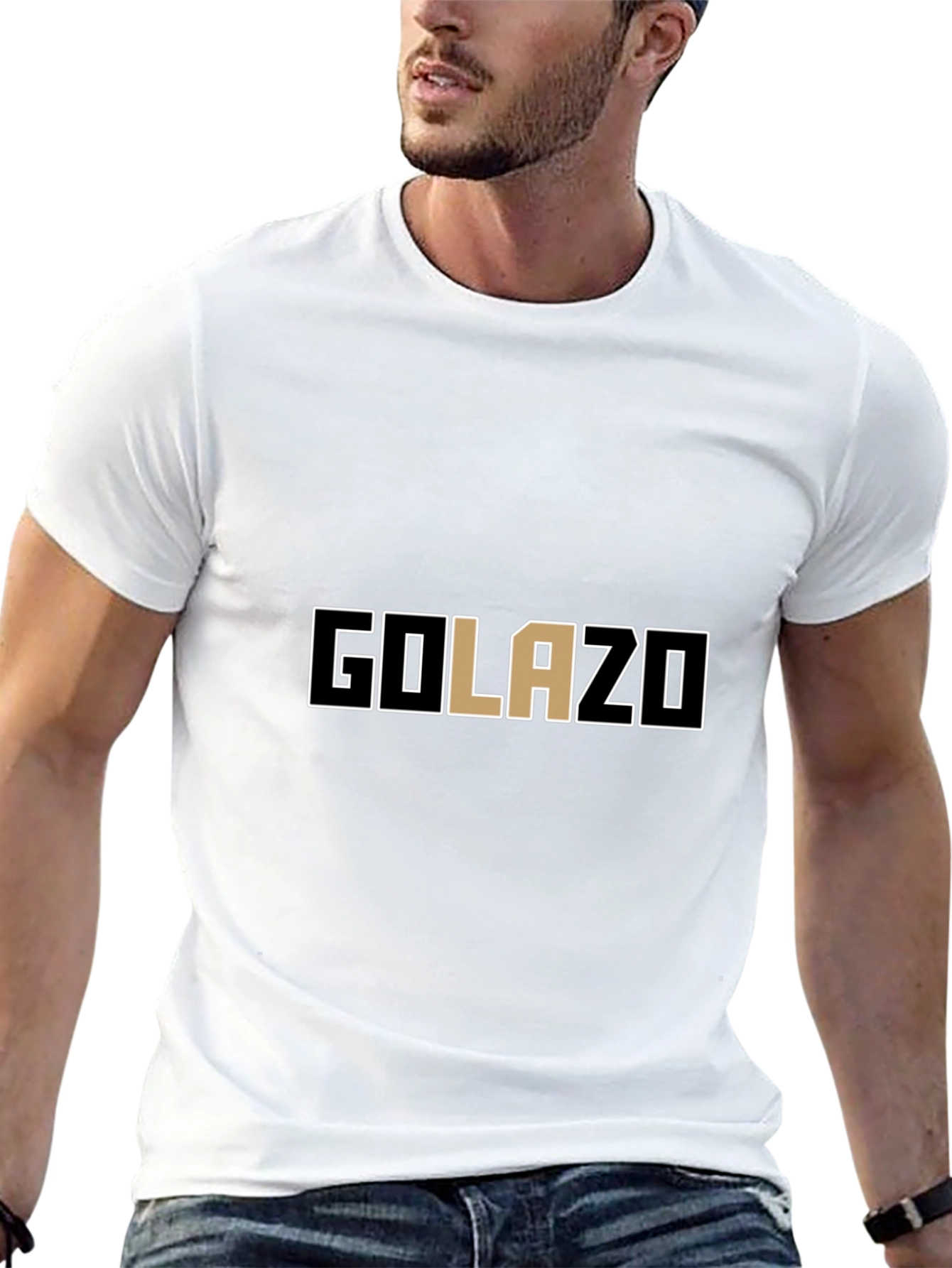 Golazo Graphic Tee - Black Cotton T-Shirt