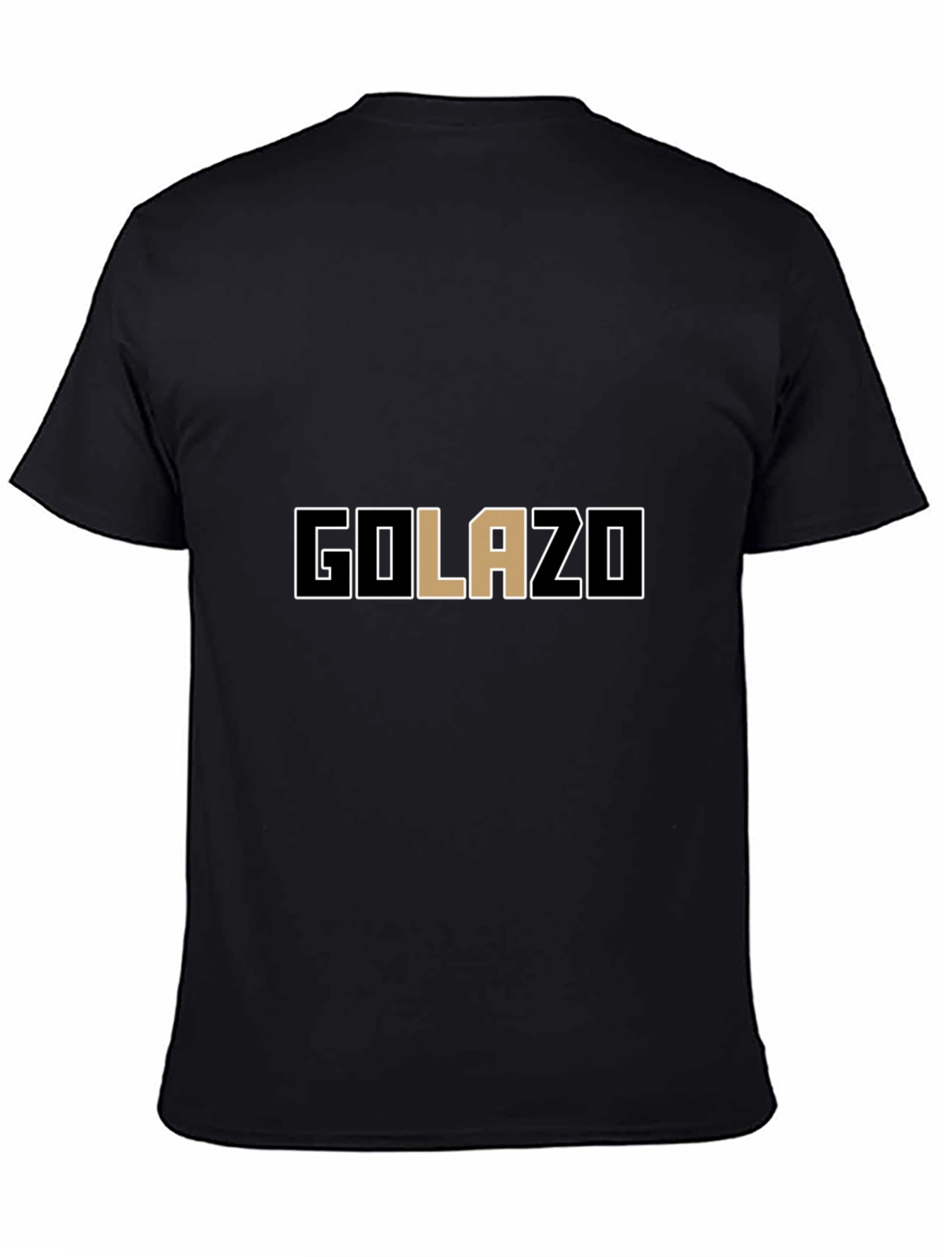 Golazo Graphic Tee - Black Cotton T-Shirt