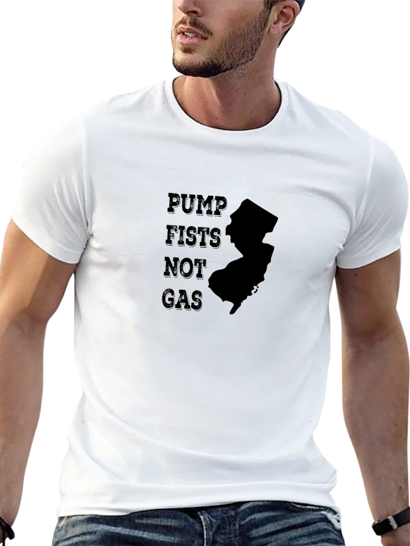 Pump Fists Not Gas NJ T-Shirt