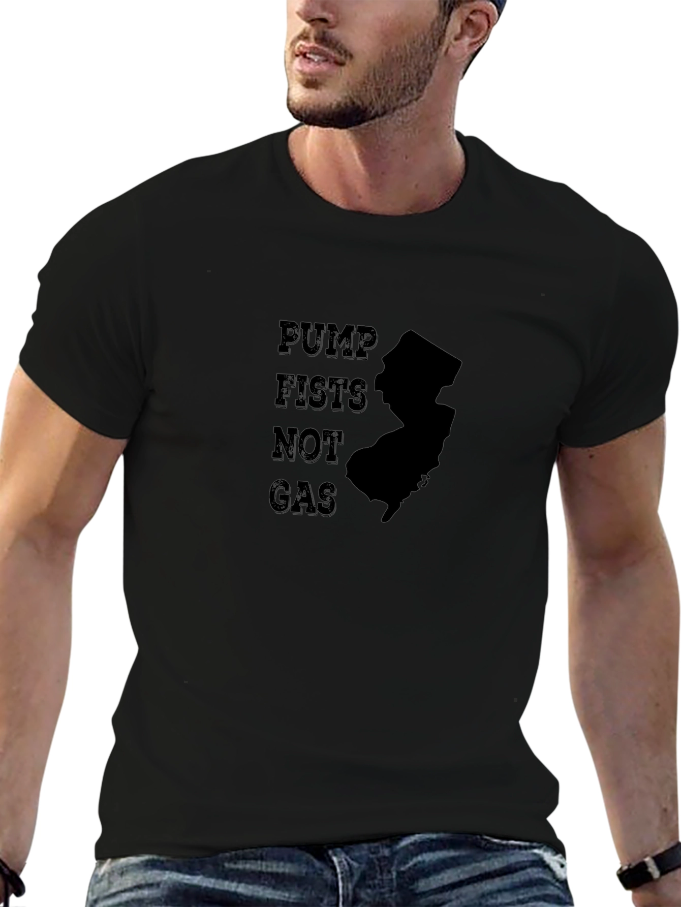 Pump Fists Not Gas NJ T-Shirt