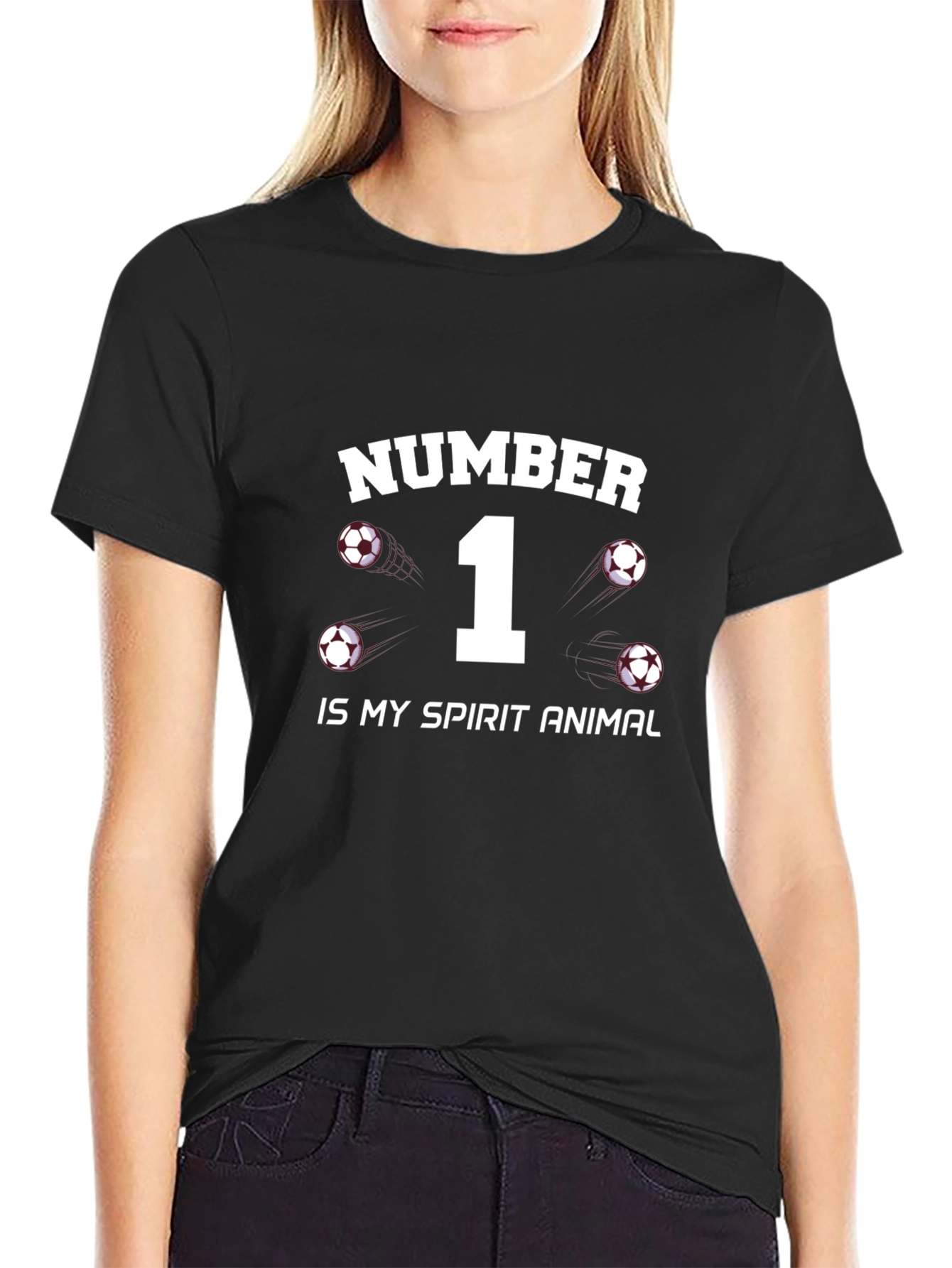 Number 1 Soccer Spirit Animal T-Shirt